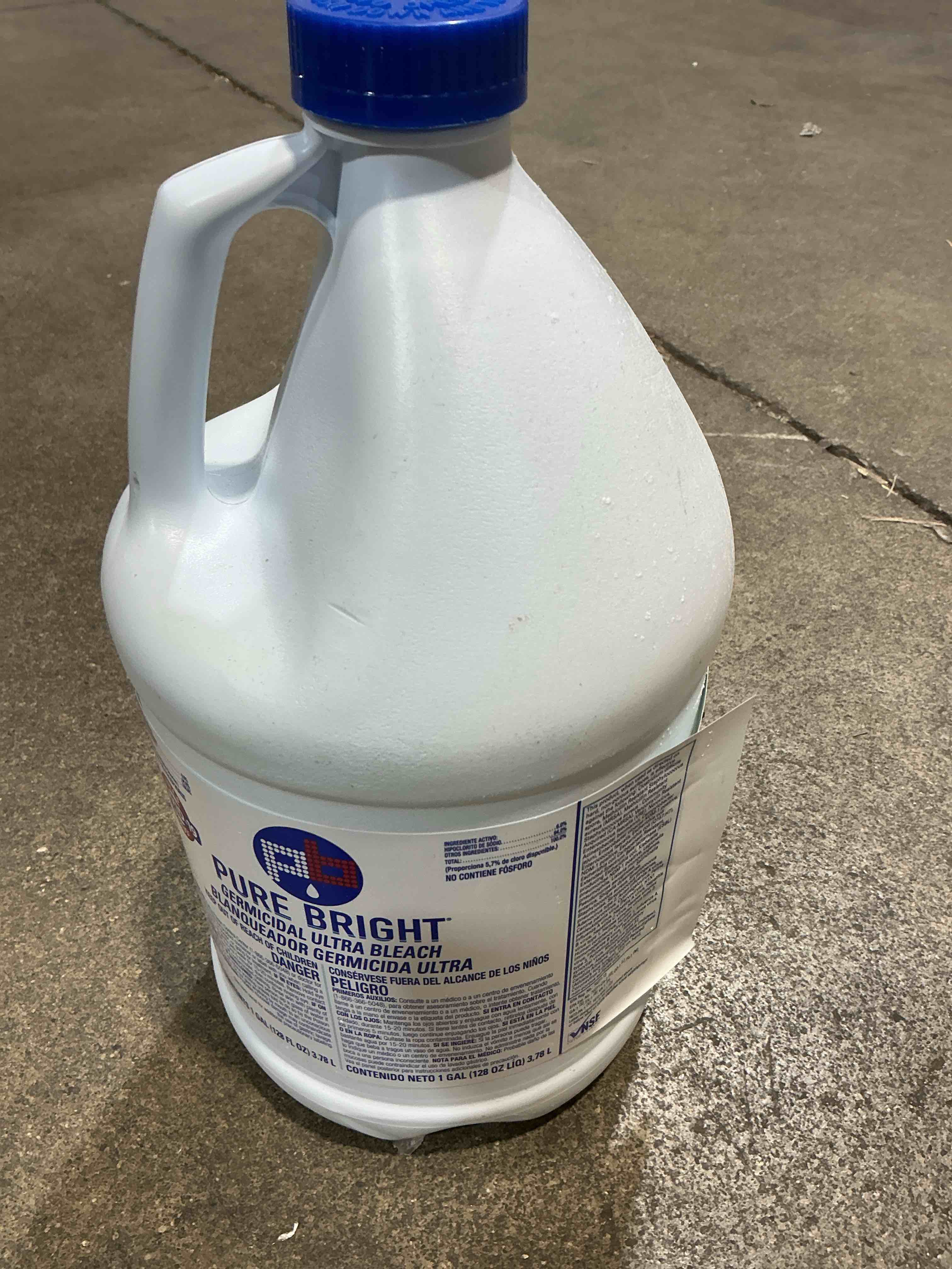 Condition photo showing New/Like New for kik 8635042 pure bright ultra bleach 1 gal white