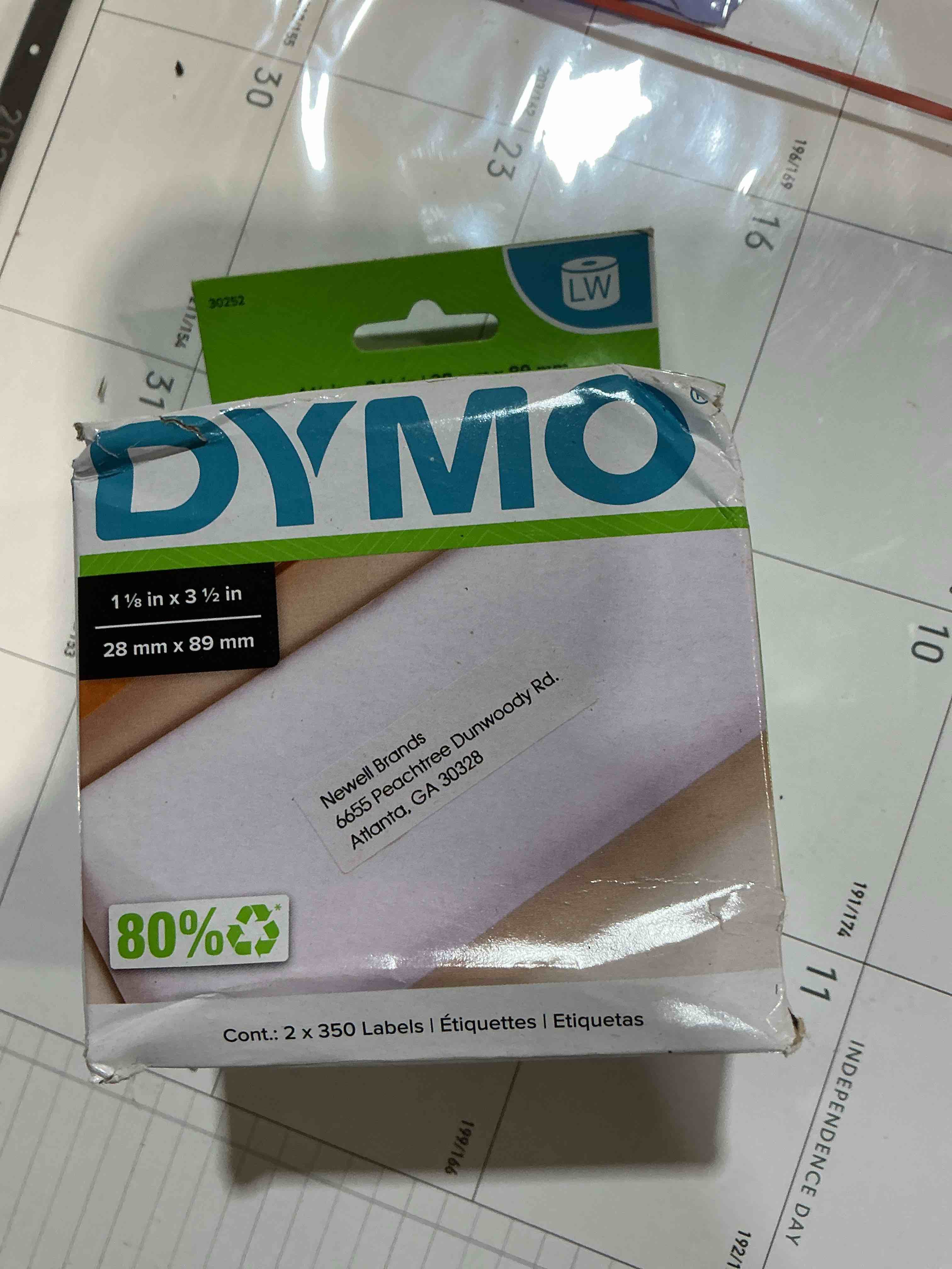 Condition photo showing New/Like New for dymo authentic lw mailing address labels