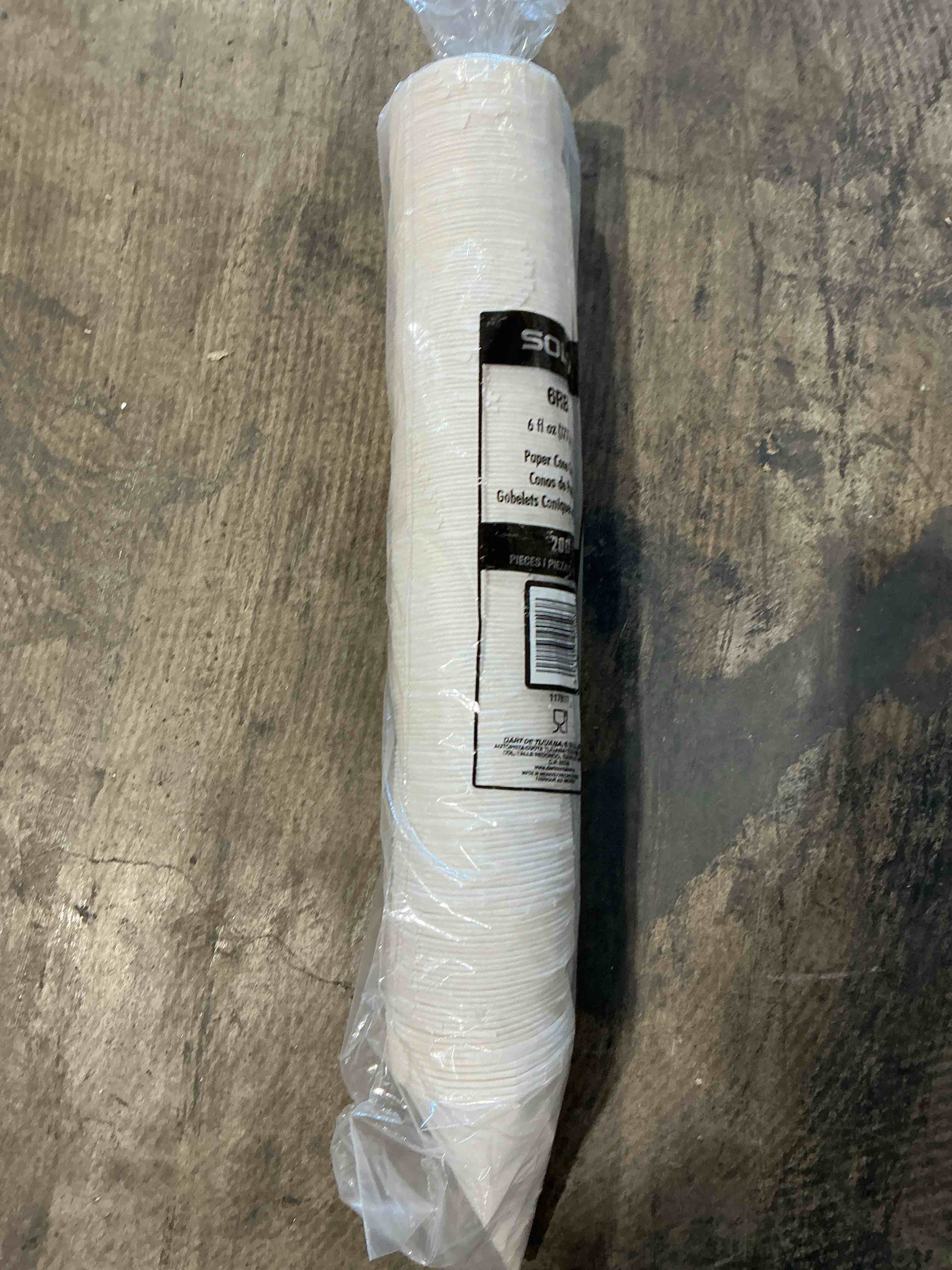 Condition photo showing Good Condition for solo 6rb-2050 6 oz white paper cone cups (case of 5000)