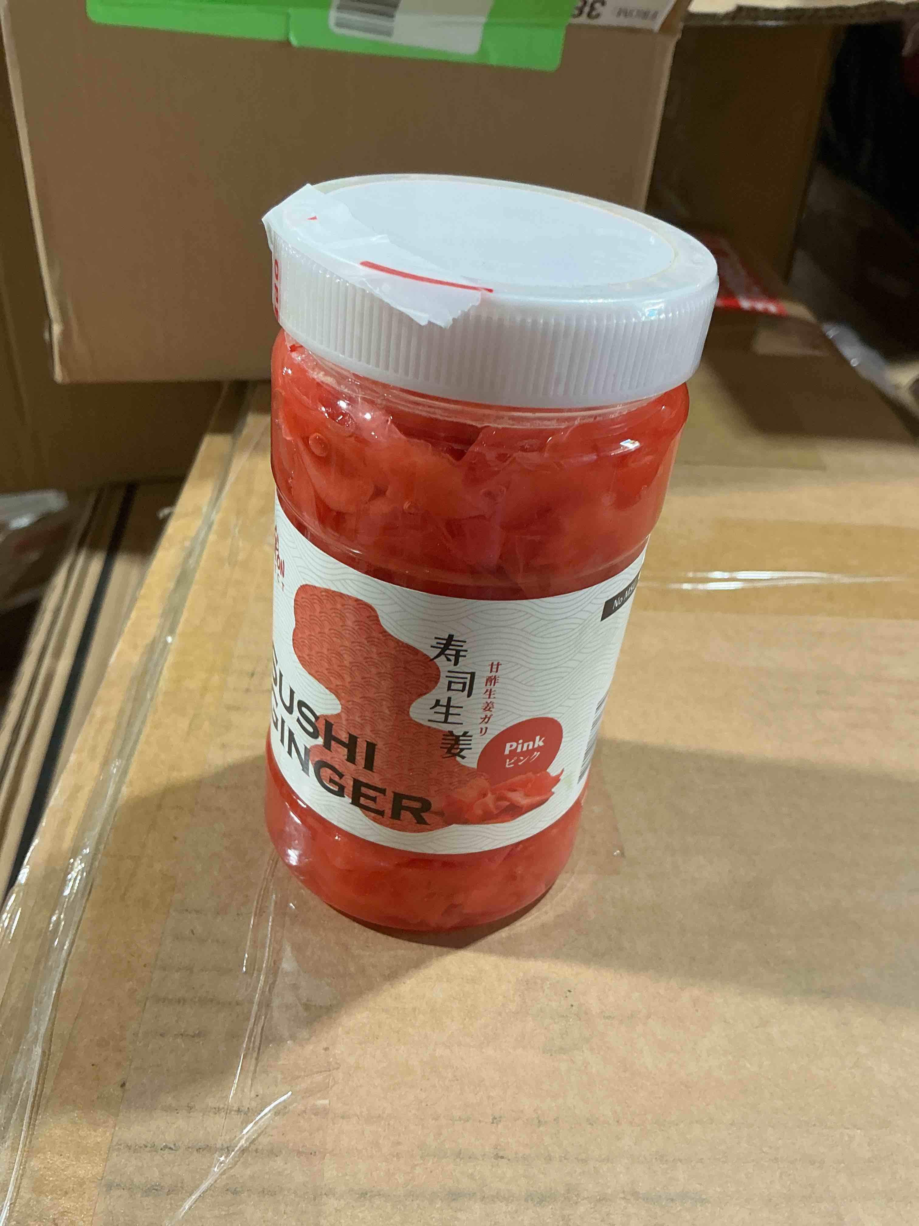 Condition photo showing Good Condition for fusion select sushi ginger - natural sliced gari, pickled ginger for sushi - no msg, non-gmo - spicy, sour, sweet & salty taste notes - side dish for sashimi, sushi ingredients - 12oz (pink, 1pk)