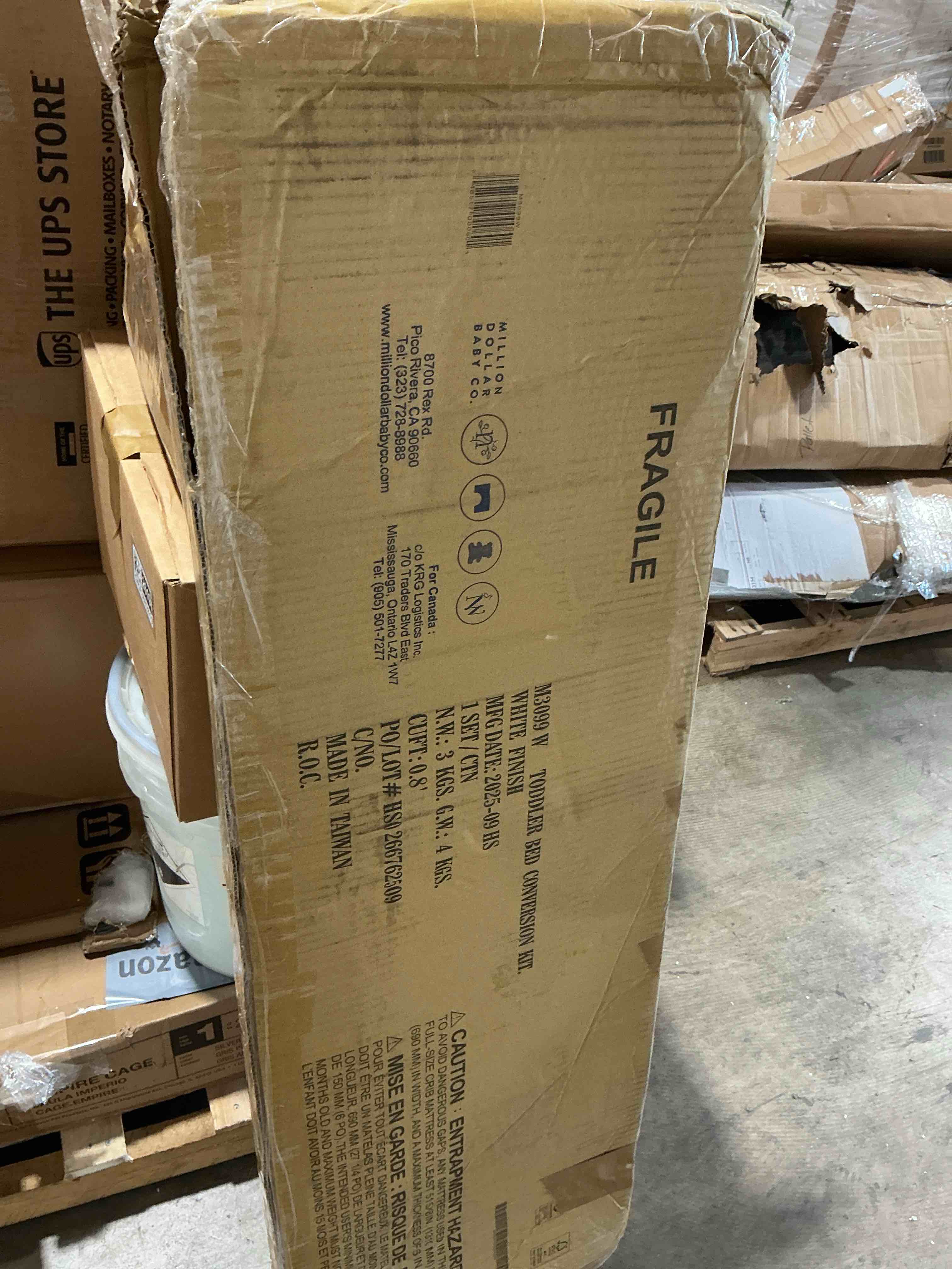 Condition photo showing Good Condition for davinci toddler bed conversion kit (m3099) in white, 1 count (pack of 1)