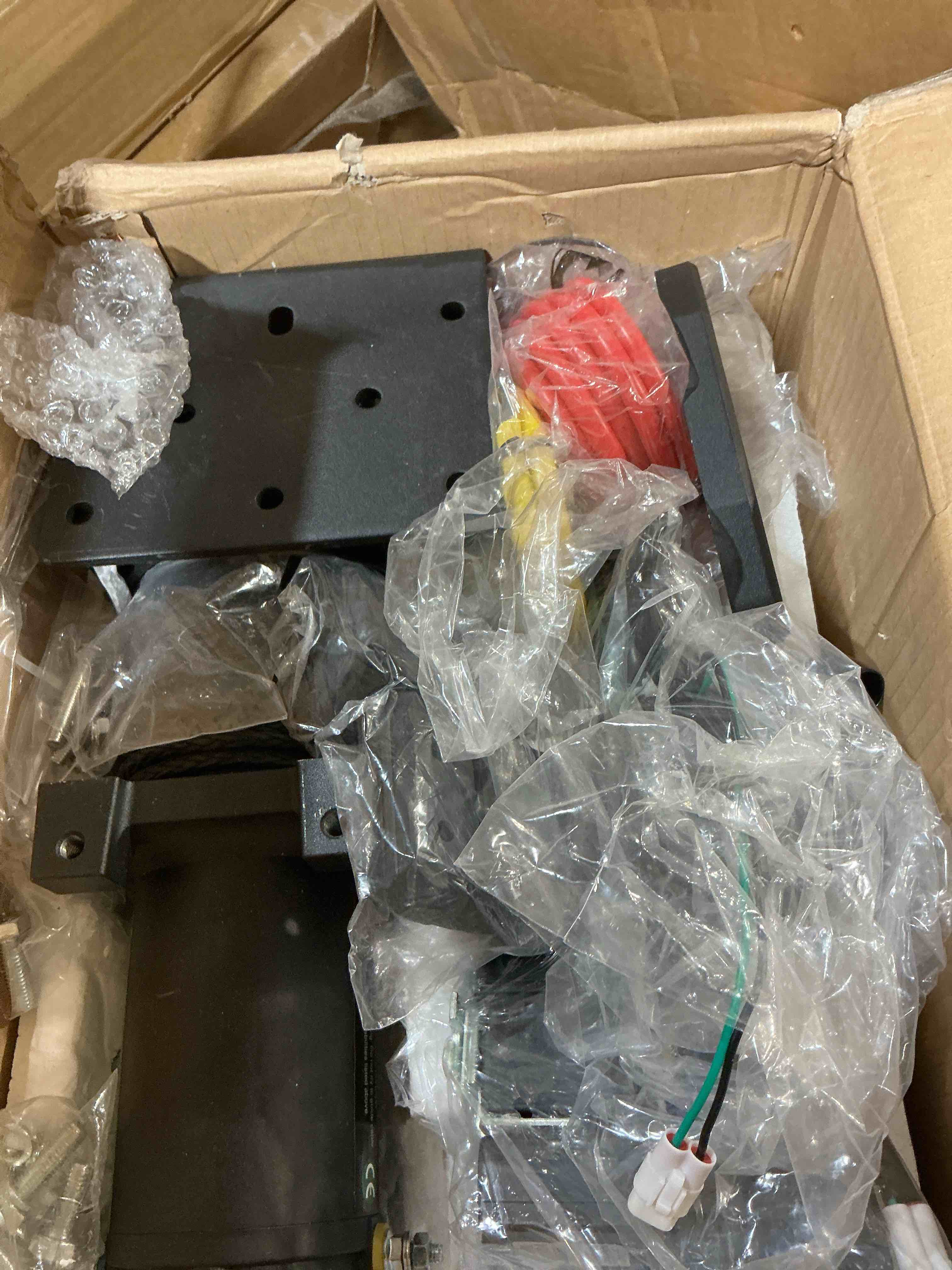 Condition photo showing Good Condition for zostera 12v winch 3500 lbs atv utv winches electric boat trailer winch synthetic rope waterproof with 2 wireless remotes control switch and mounting bracket, small towing pulling winches