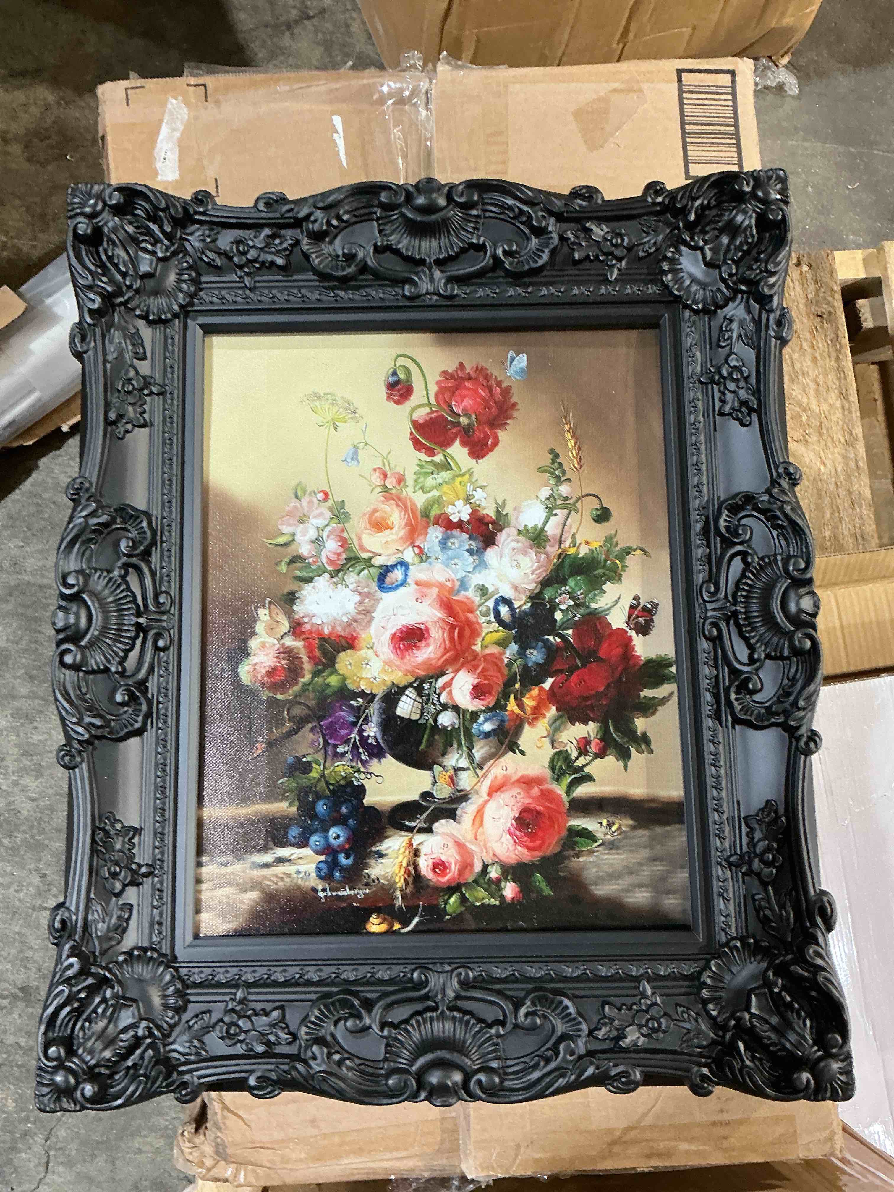 Condition photo showing Good Condition for arttoframes 11 x 14 inch 454 rectangle frame gloss black picture frame comes with rectangle flat glass, rectangle frame back and wall hanging hardware (454r1114gb)