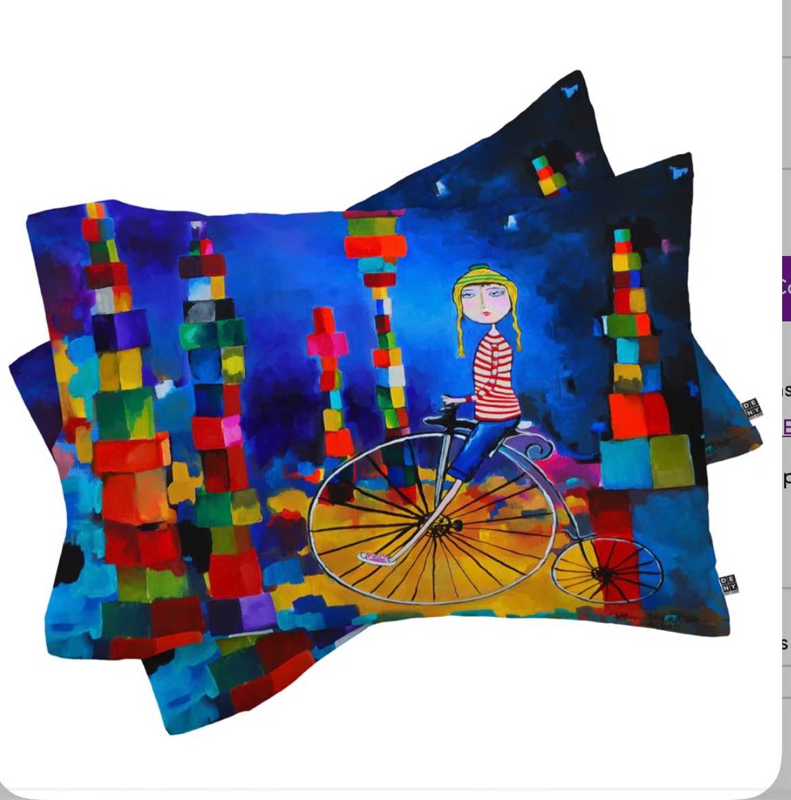 Out of Bounds Throw Pillow Two pieces 