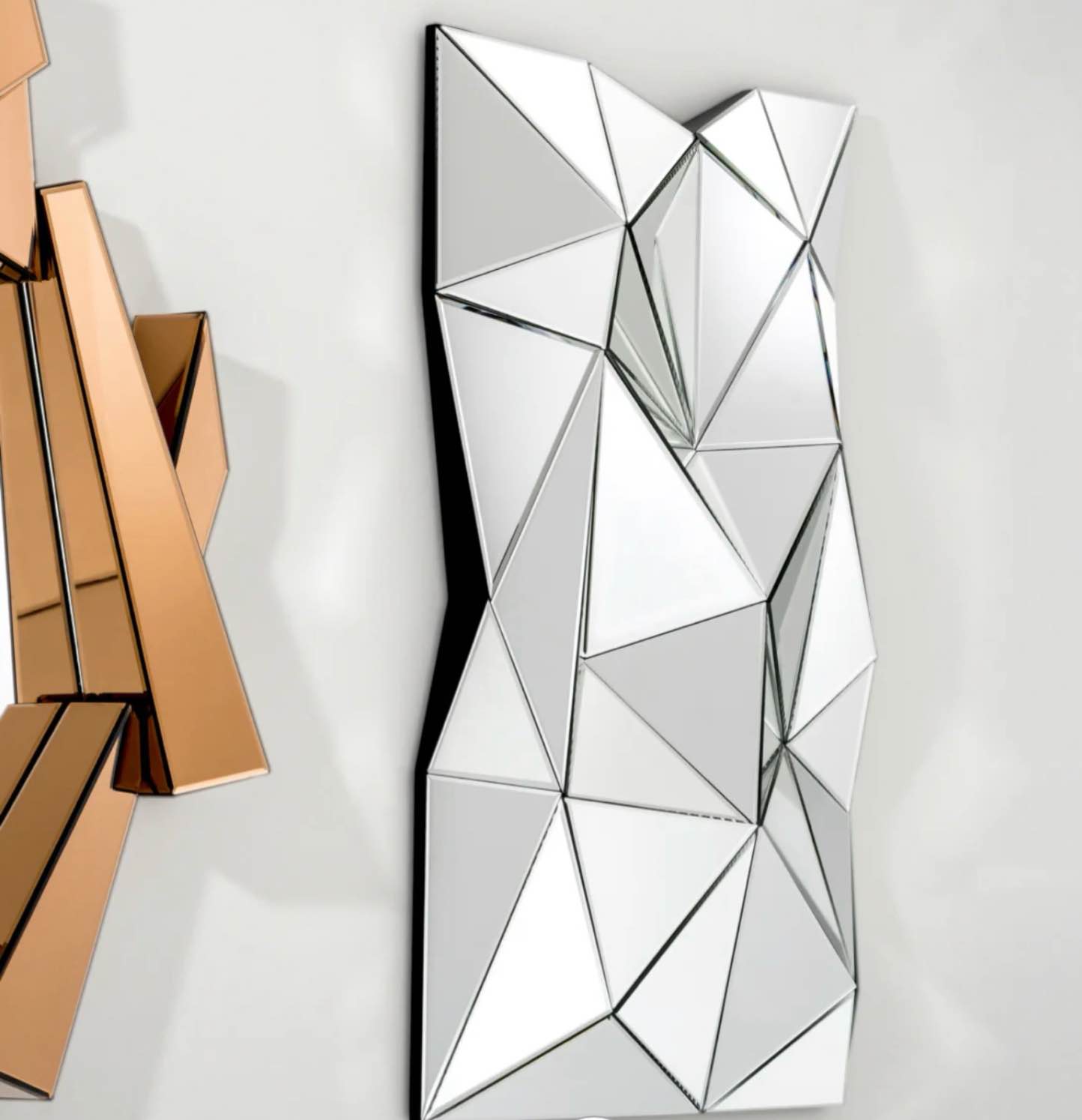 Dimensional Glass Wall Mirror Boyton