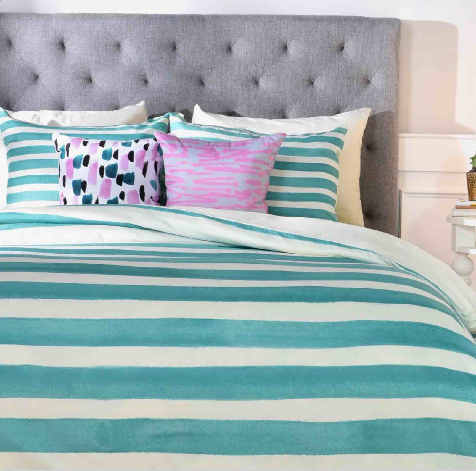 Rebecca Allen Striped Duvet Cover Set 