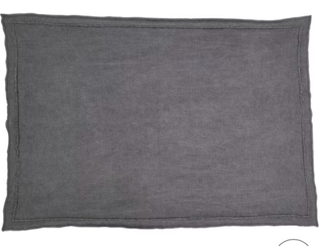 Stonewashed Overlock Edge Placemat (Set of 4) (Set of 4)