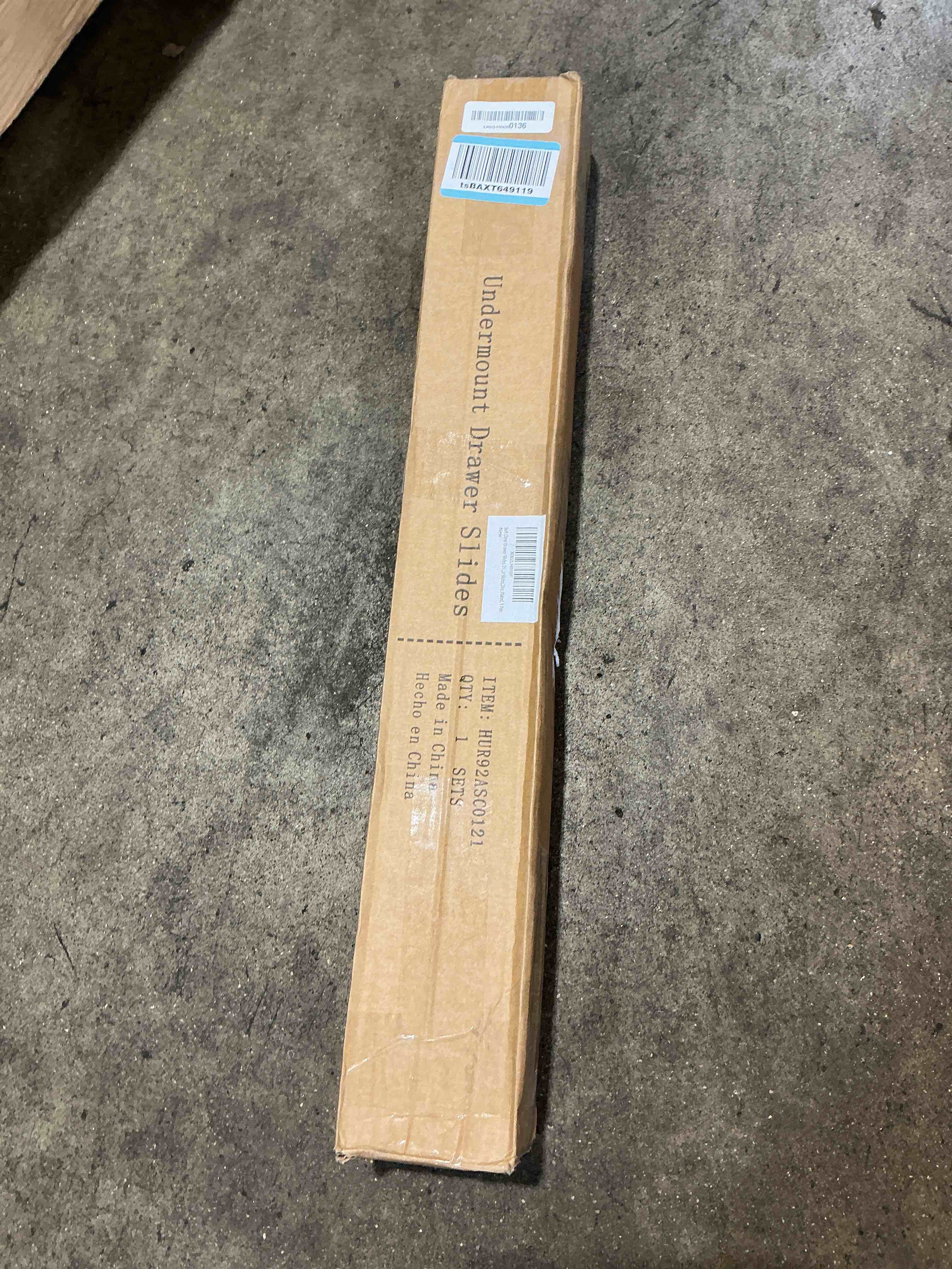 Condition photo showing Good Condition for undermount drawer slides 21 inch (1 pair), full extension soft close concealed drawer runners, come with mounting screws and brackets, 1 pair 21 inch 1