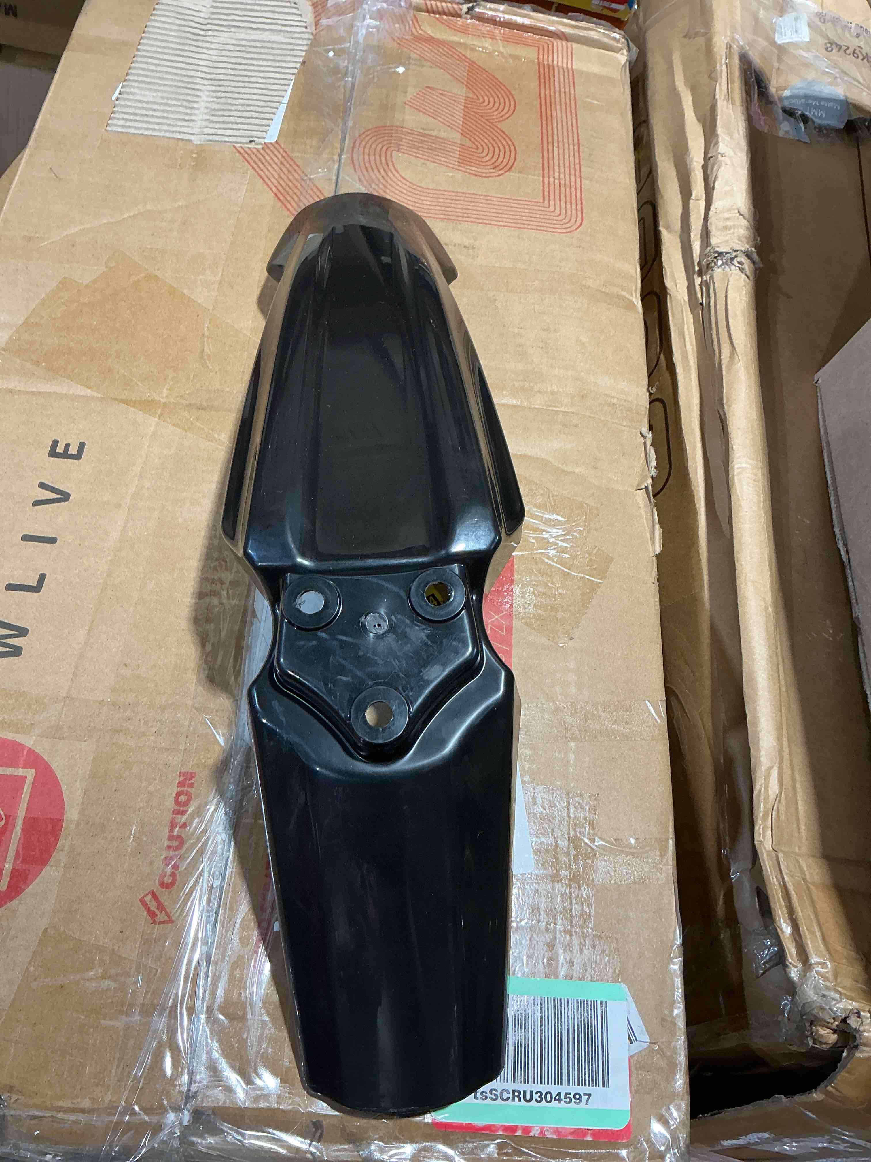 Condition photo showing Good Condition for surron front fender motorcycle shock absorber mudguard replacement for light bee sur ron s x segway x160 x260 motorcycle electric dirt pit bike off black