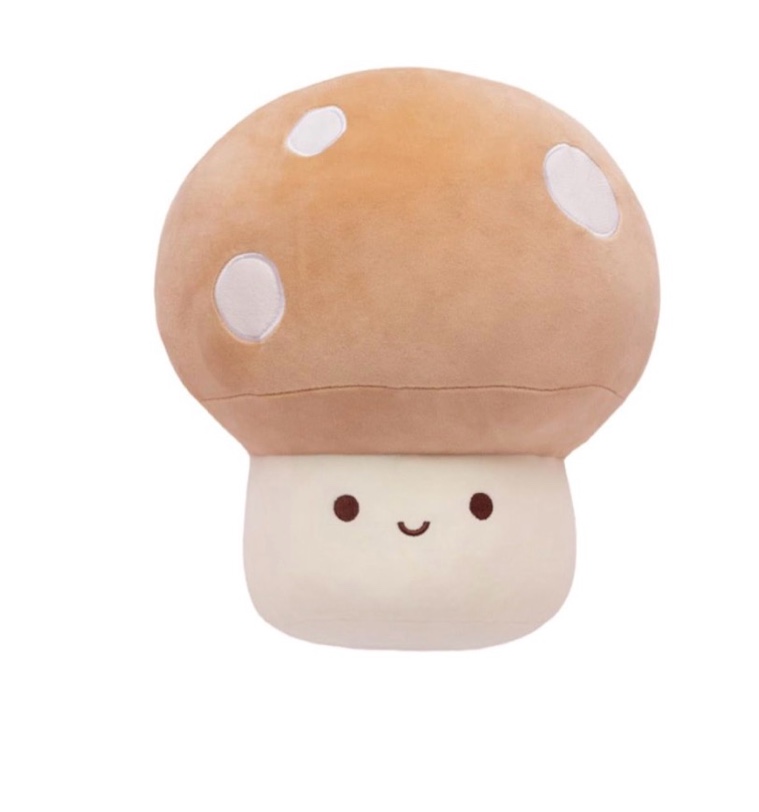 Brown Mushroom Toy, Brown Mushroom Plush Doll, Mushroom Plush Pillow, Home Decoration Stuffed Mushroom, Lucky Gift For