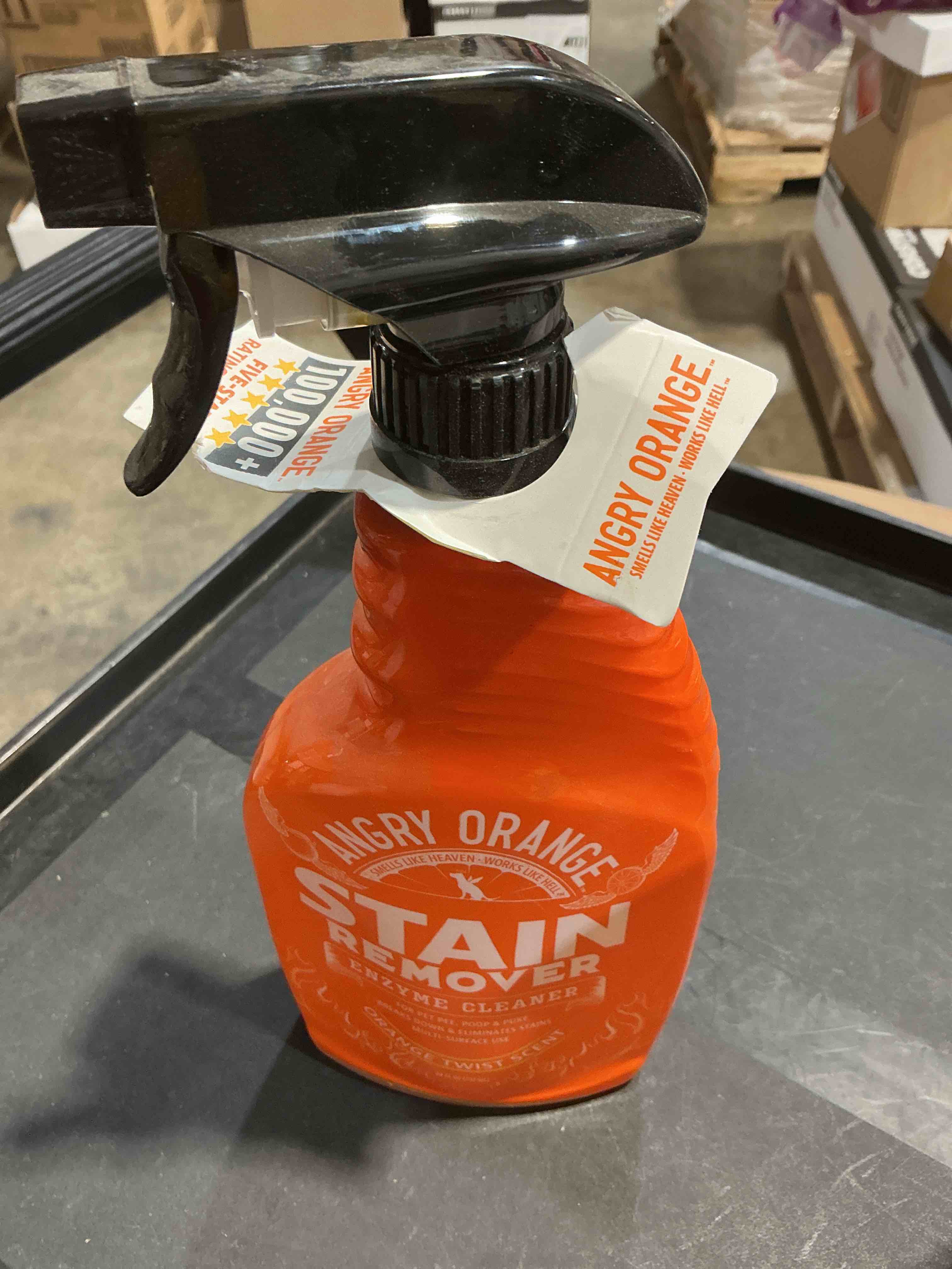 Condition photo showing New/Like New for angry orange enzyme spray stain remover - 24oz