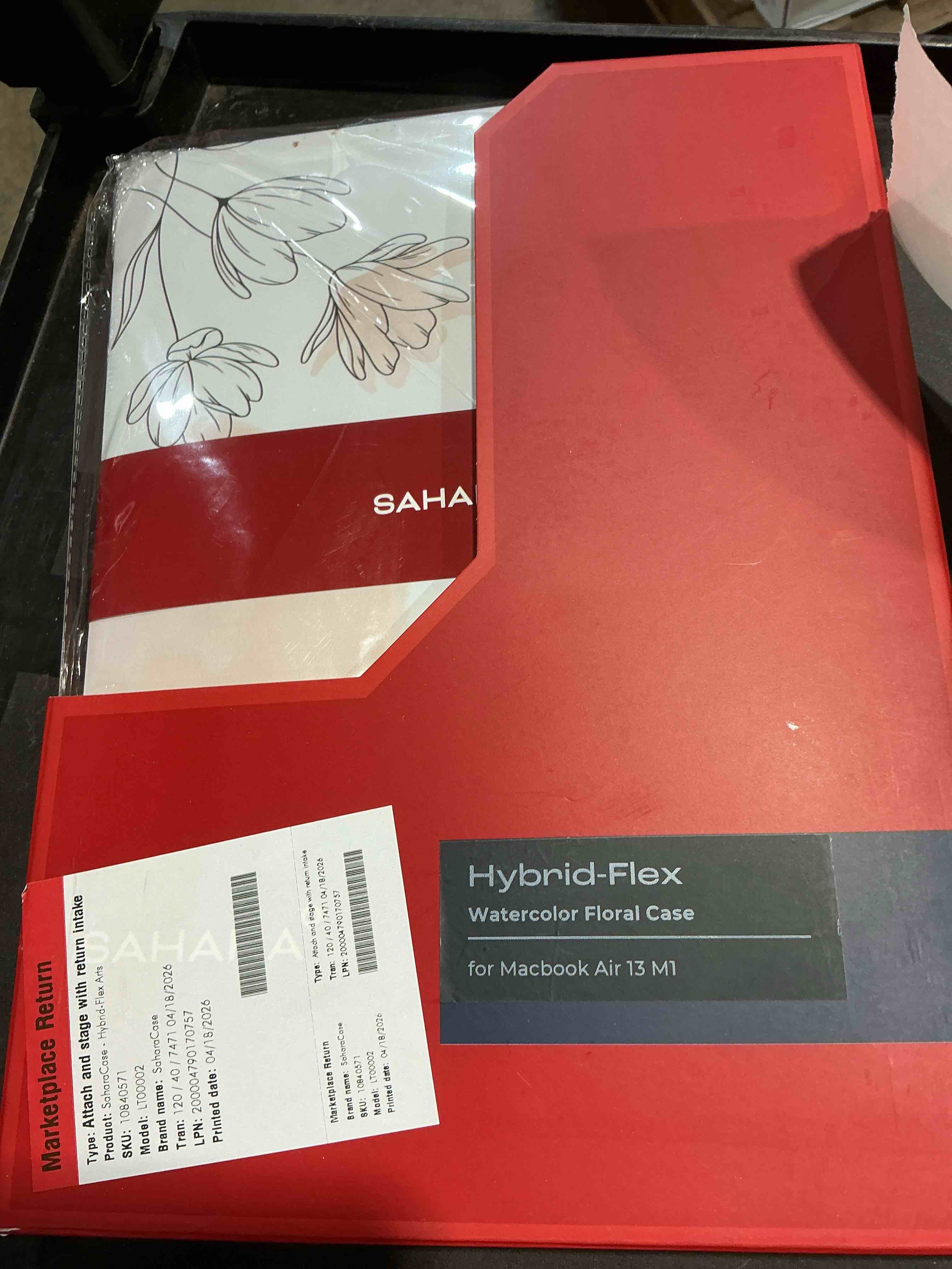 Condition photo showing Good Condition for saharacase - hybrid-flex arts case for apple macbook air 13" m1 chip laptops - white