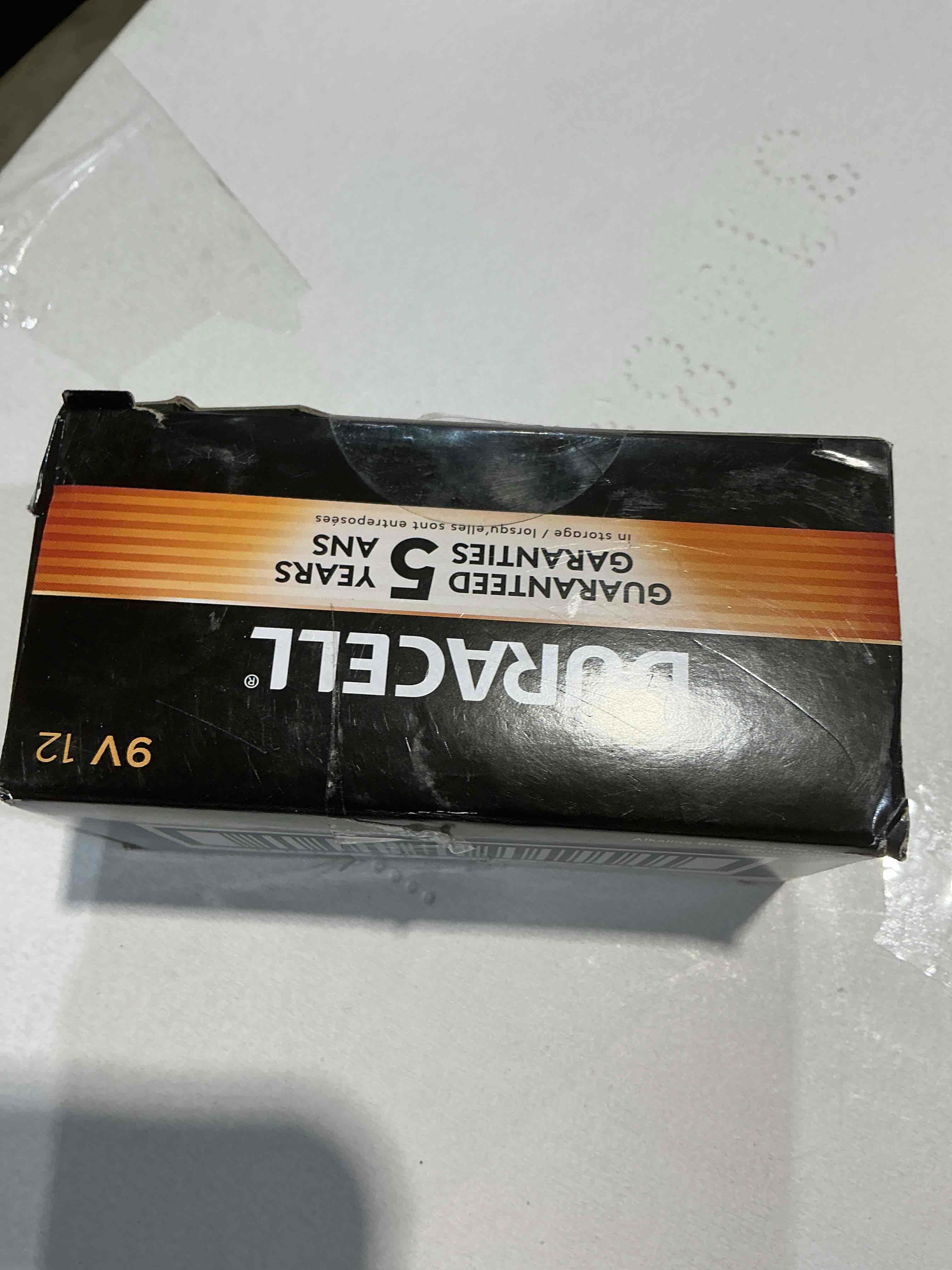 Condition photo showing New/Like New for duracell mn1604bkd 9v coppertop alkaline batteries (12/box)