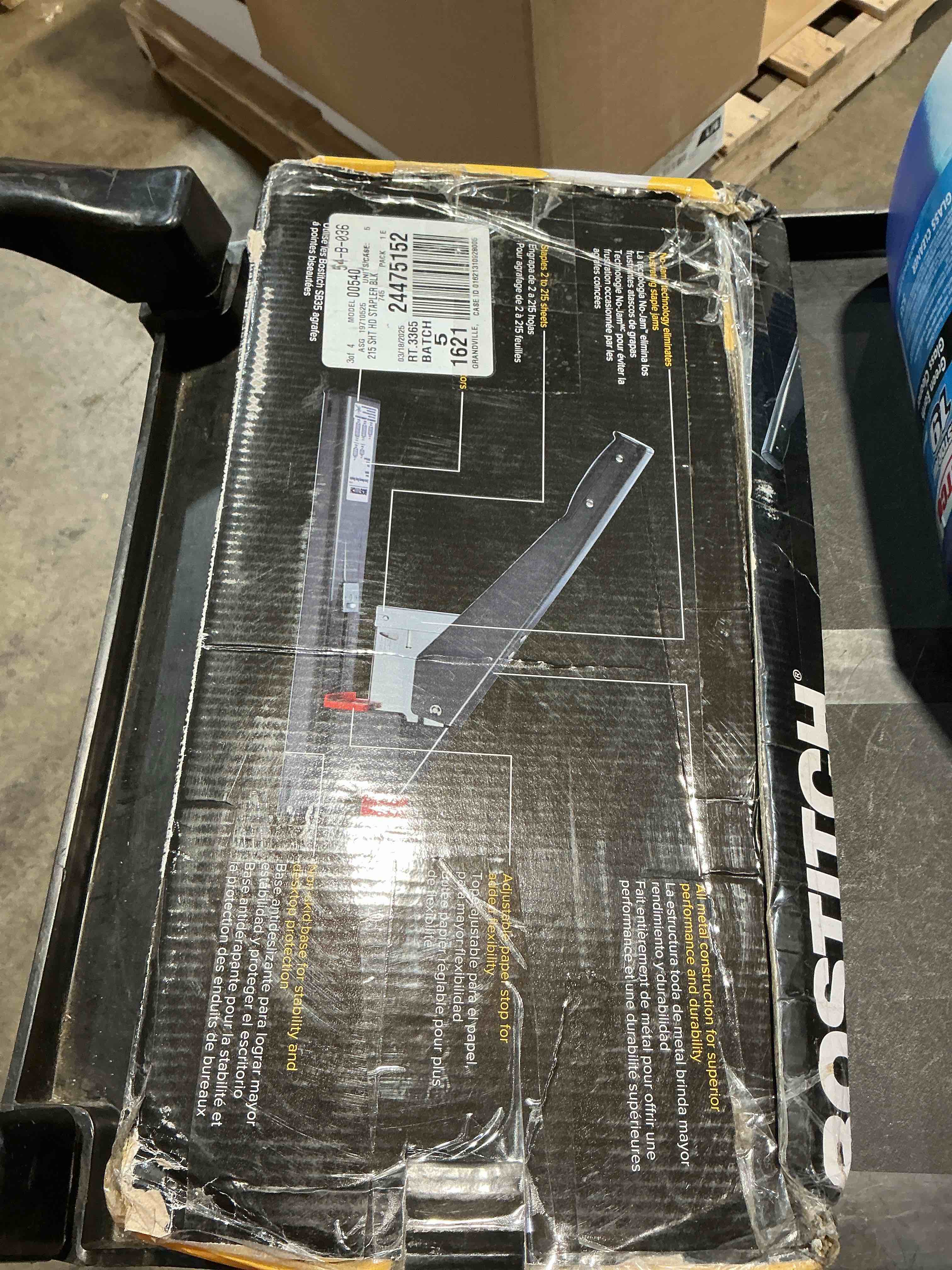 Condition photo showing Good Condition for bostitch antimicrobial 215-sheet extra heavy-duty stapler 215-sheet capacity black
