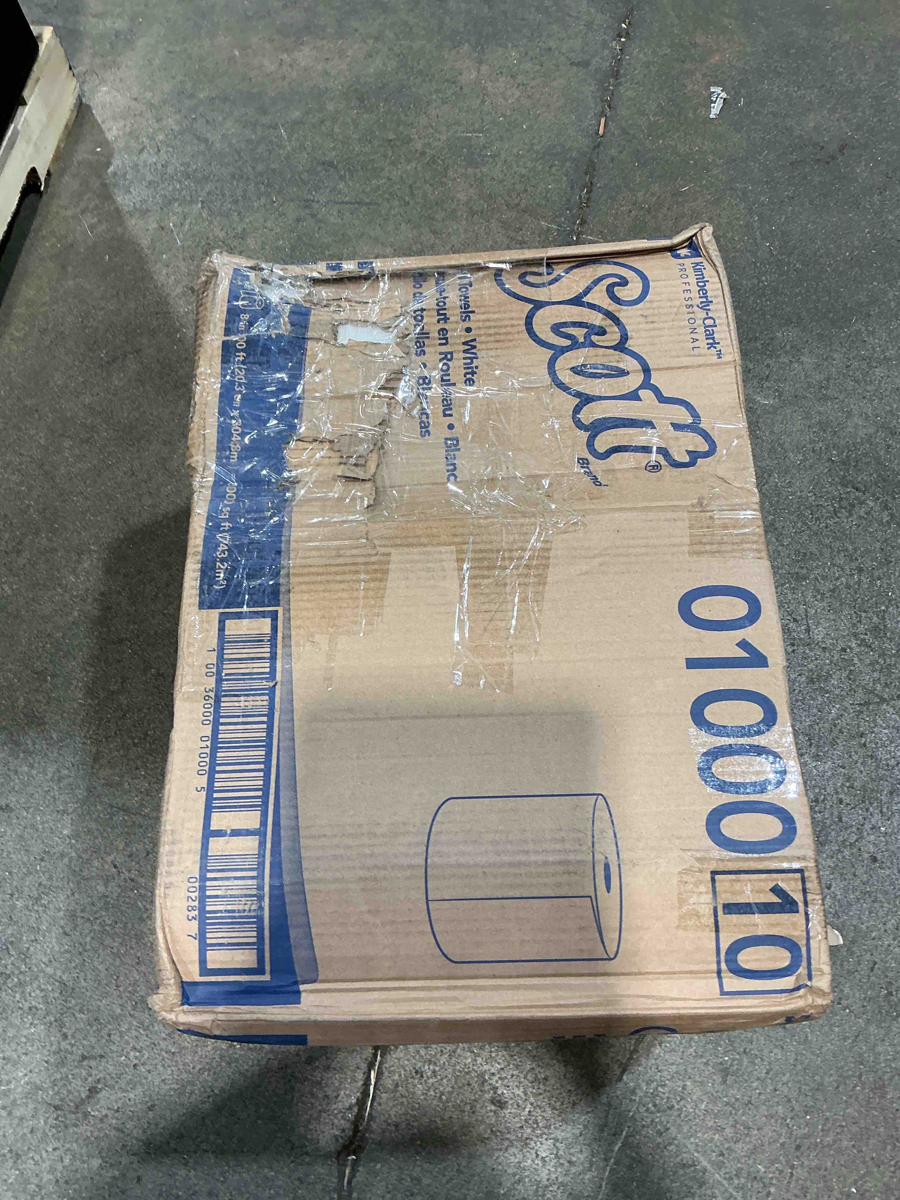 Condition photo showing Good Condition for scott professional essential universal high-capacity hard roll paper towels bulk (01000) hardwound 1.5 core absorbency pockets white (12 rolls at 1 000 each 12 000 /case)