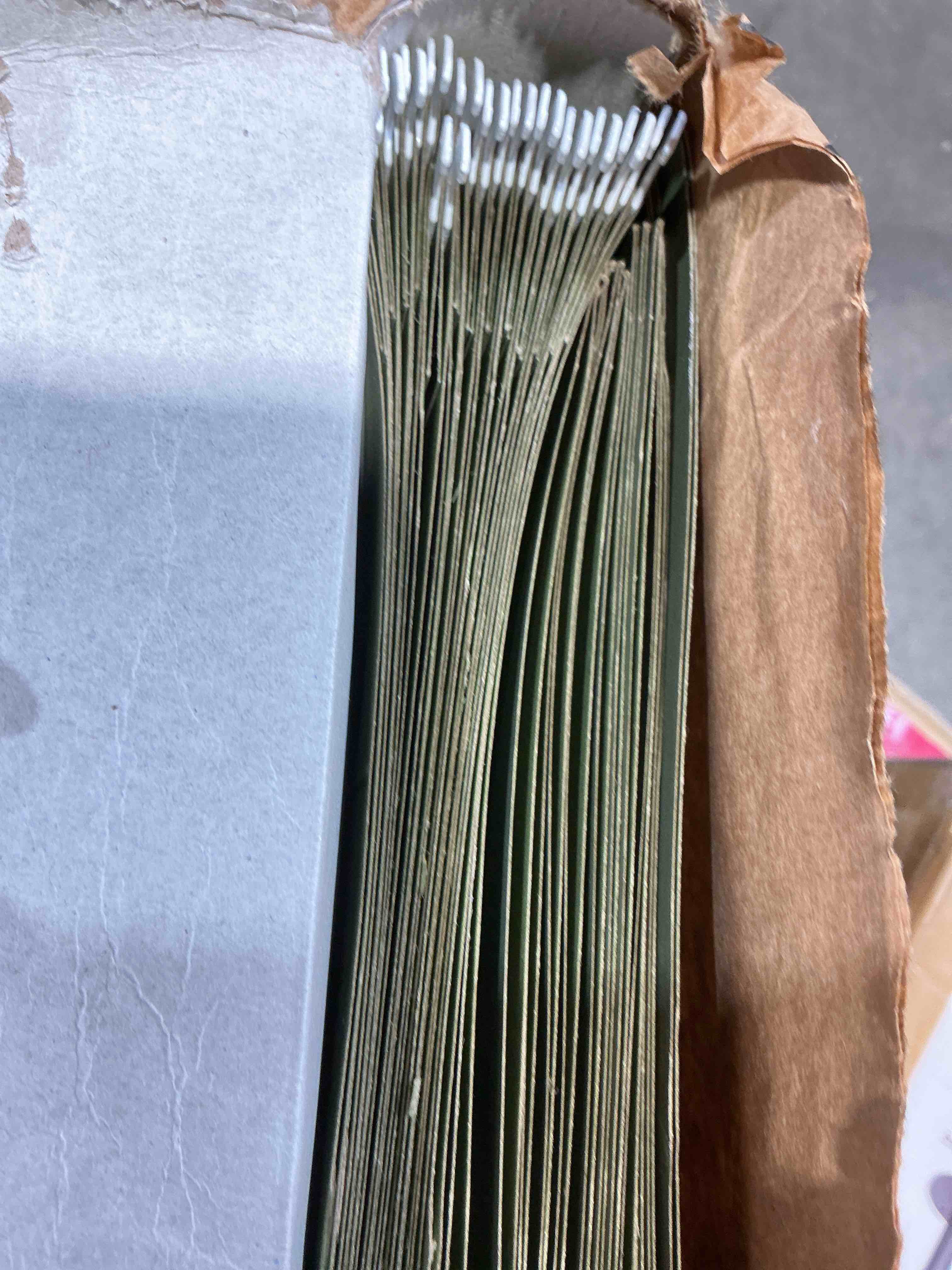 Condition photo showing Good Condition for staples hanging file folders, legal size, straight?cut tabs, standard green, durable filing solution – 25/box