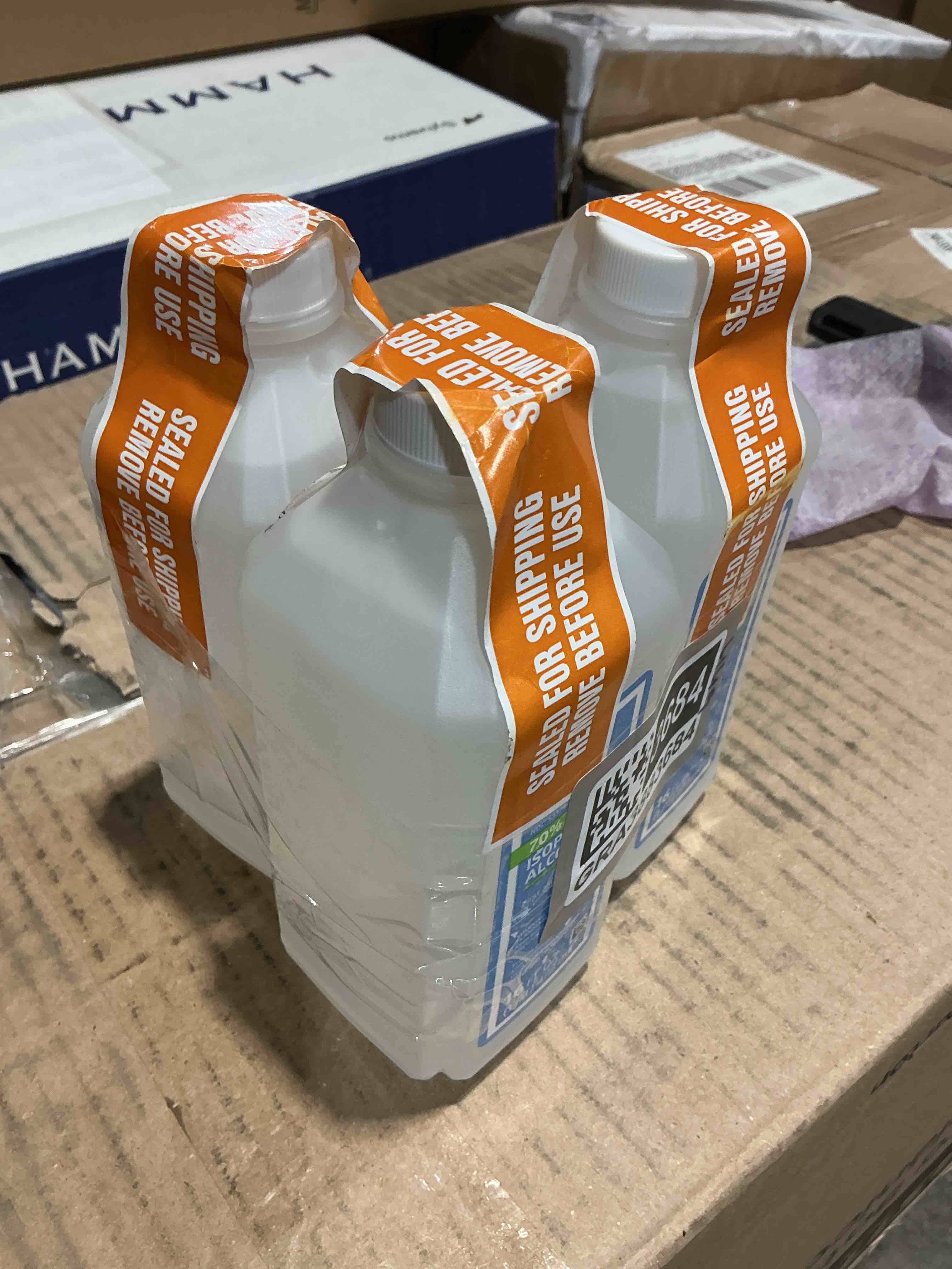 Condition photo showing New/Like New for medline 70% isopropyl rubbing alcohol  16-oz. bottle, 3 count