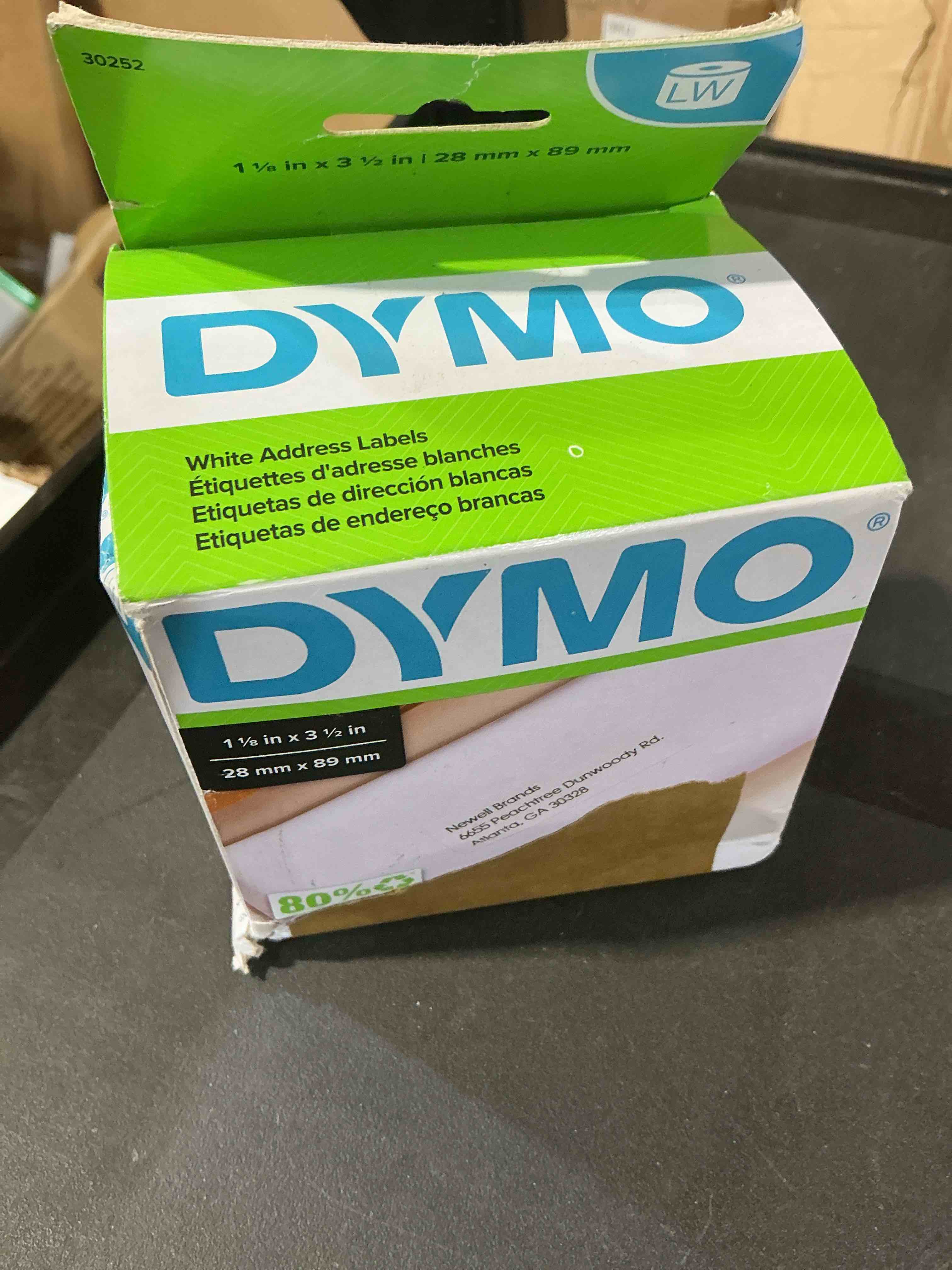 Condition photo showing New/Like New for dymo authentic lw mailing address labels