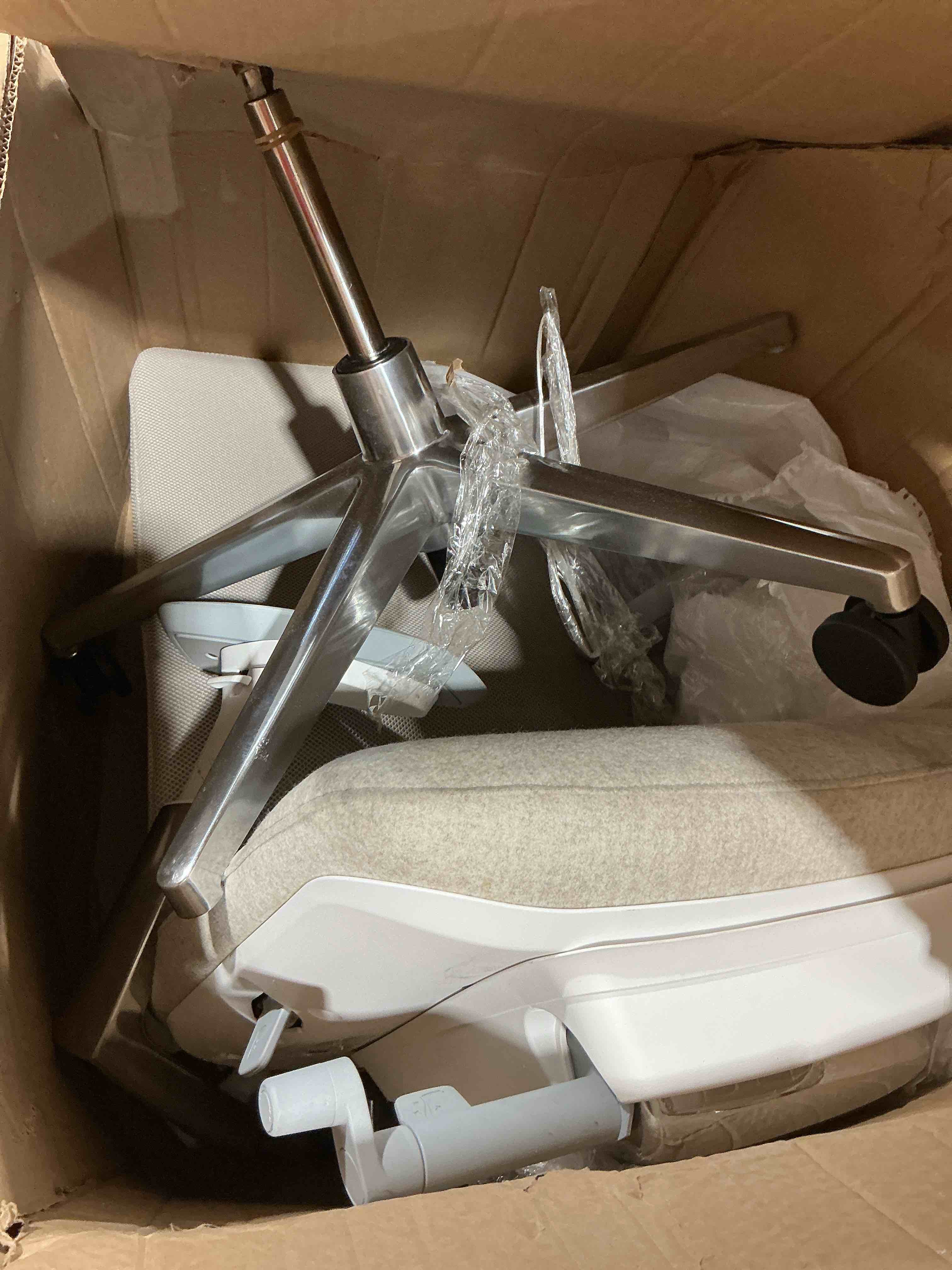 Condition photo showing As Is for branch ergonomic chair pro - mesh office chair with 14 points of adjustment - height, depth & tilt adjustable - 5d armrests - forward tilt, smooth recline, and lumbar support - shore