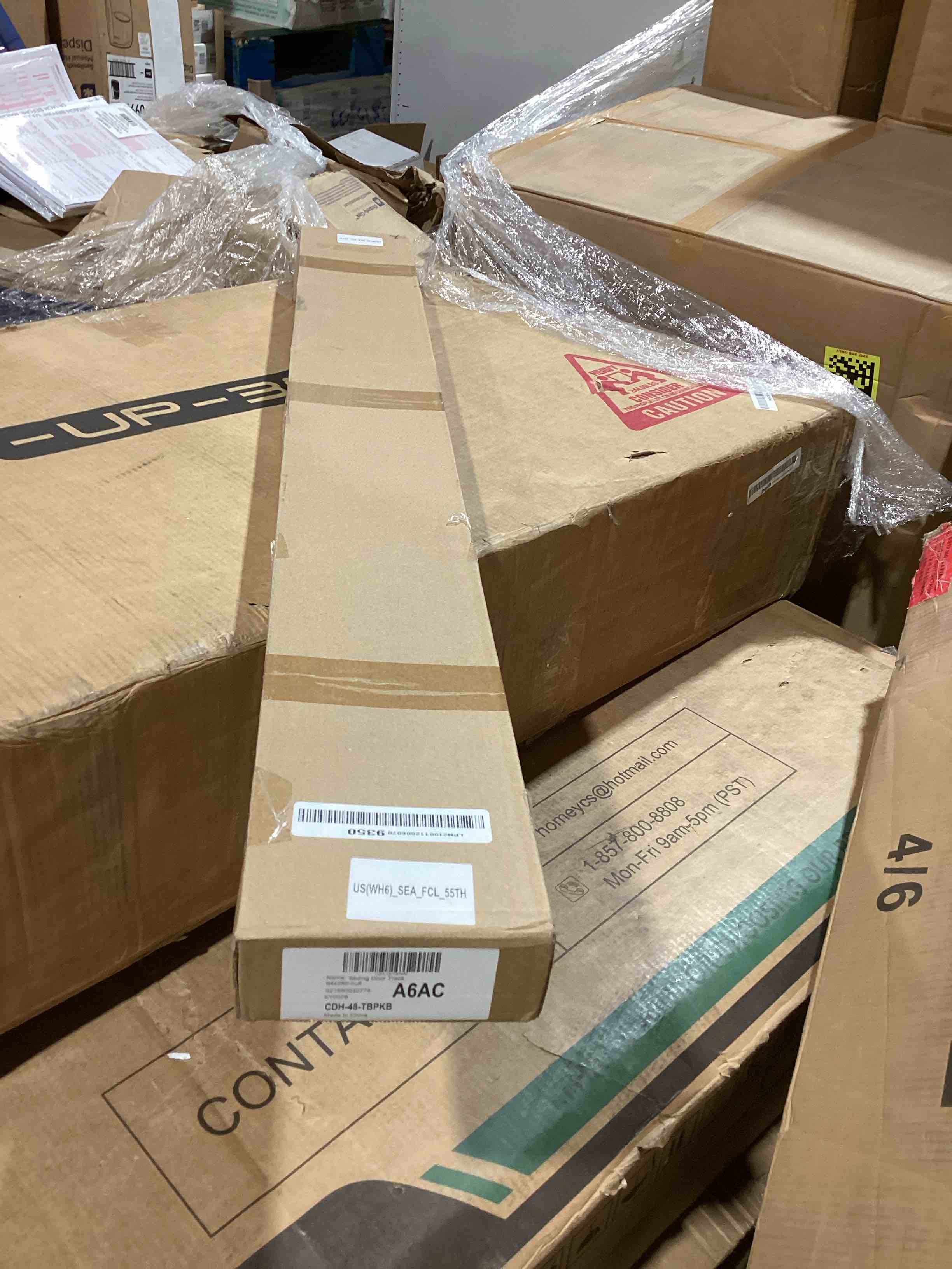 Condition photo showing Good Condition for 48-inch bypass sliding closet door track kit