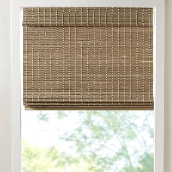 eastfield semi - sheer bamboo light filtering single roman