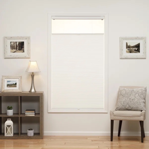 1 inch cordless semi-sheer light filtering top down bottom up