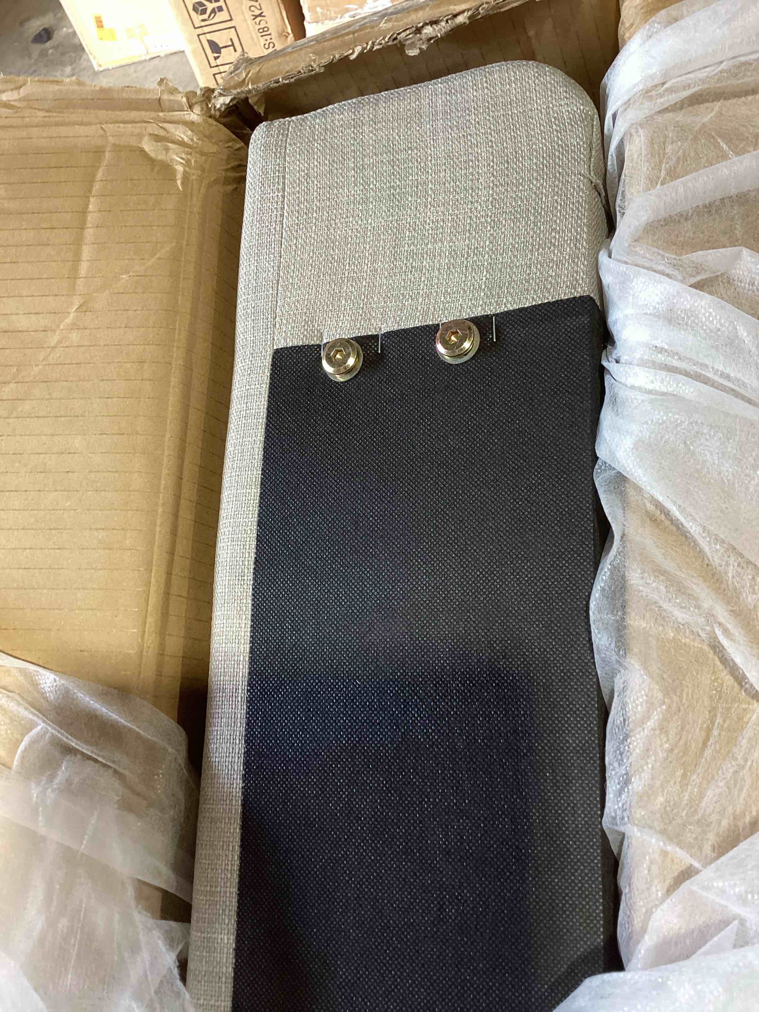 Condition photo showing Good Condition for  cal king footboard + side rail color grey 