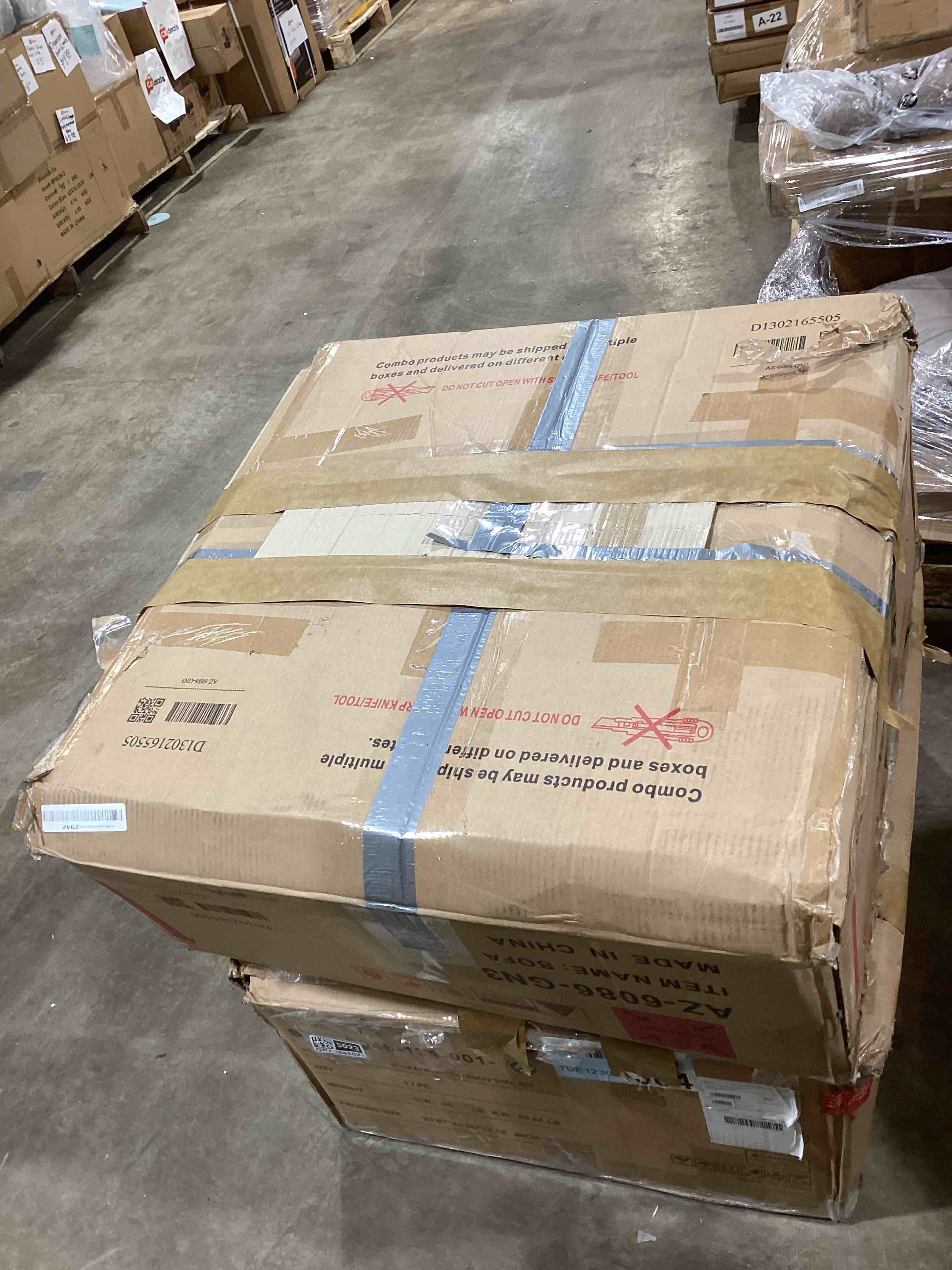 Condition photo showing New/Like New for 25.6” wide square storage ottoman module for modular color green 