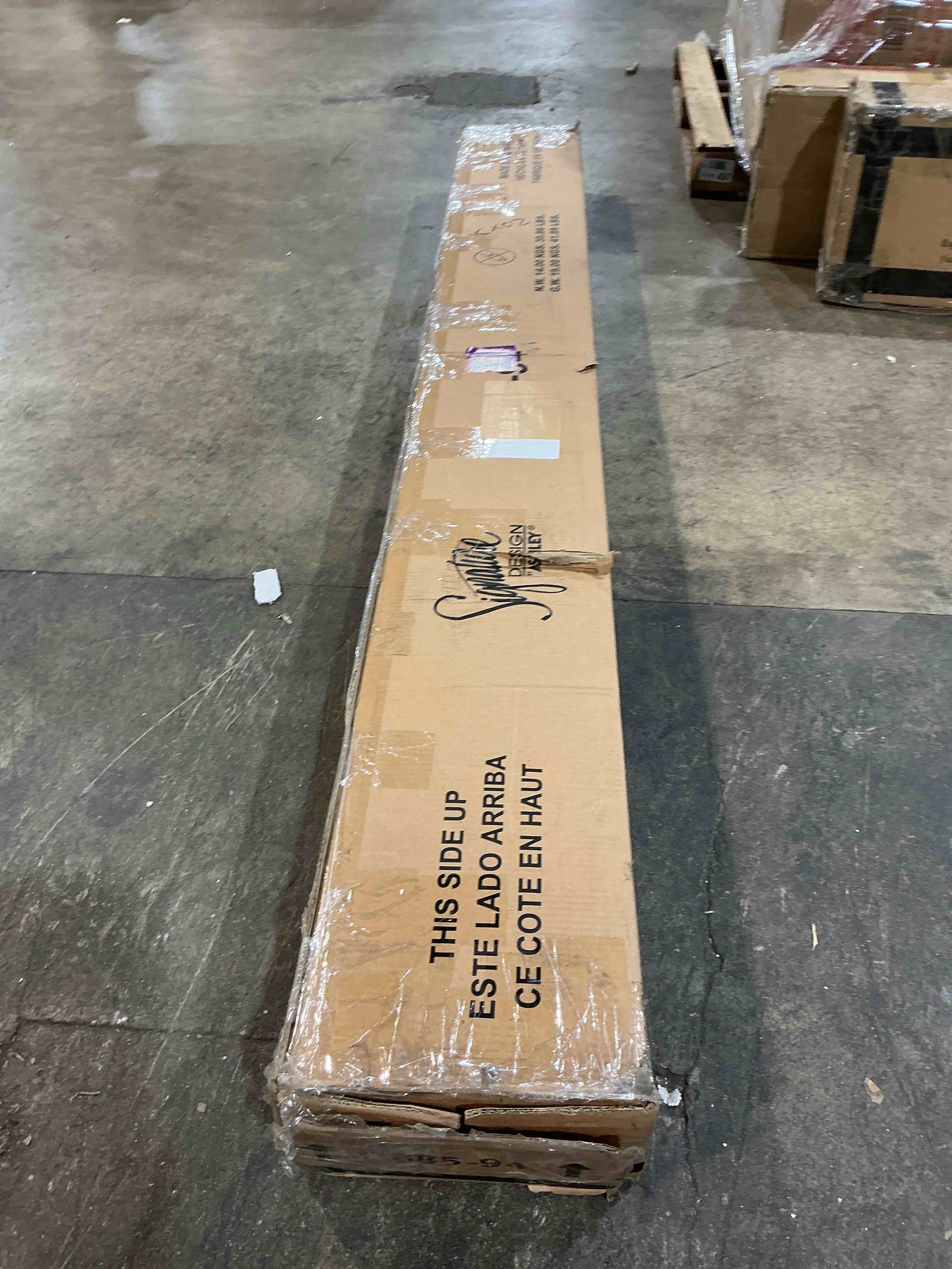 Condition photo showing New/Like New for signature design by ashley danabrin california king panel bed rails (b685-94