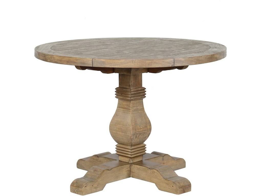 Condition photo showing Good Condition for incomplete: caleb 42" tabie base distressed brown