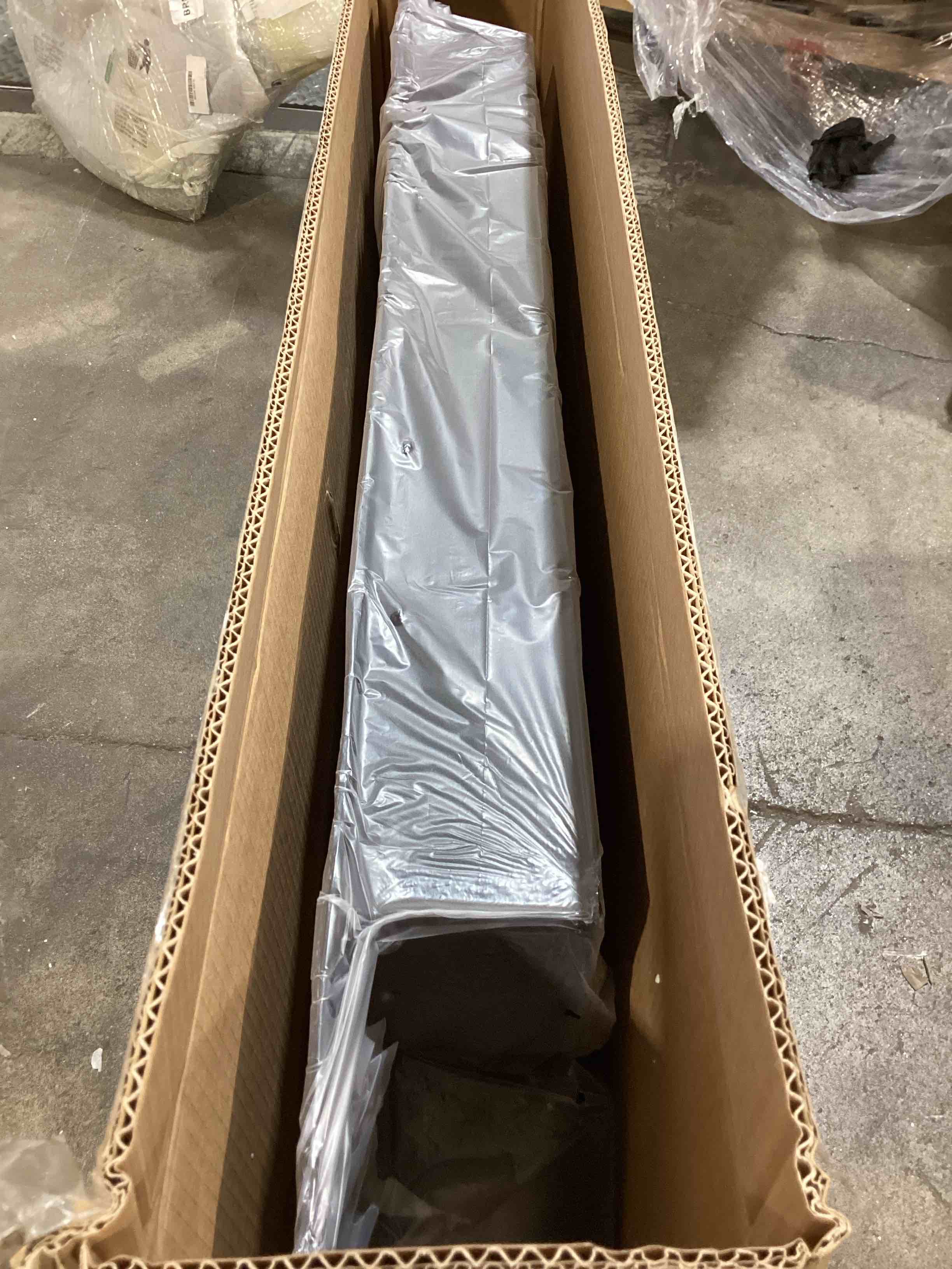 Condition photo showing Good Condition for incomplete: tangkula 40”. x 18” inches electric fireplace recessed, fireplace heater with adjustable temperature, timer function, 3 flame colors, 4 brightness, touch screen & remote control