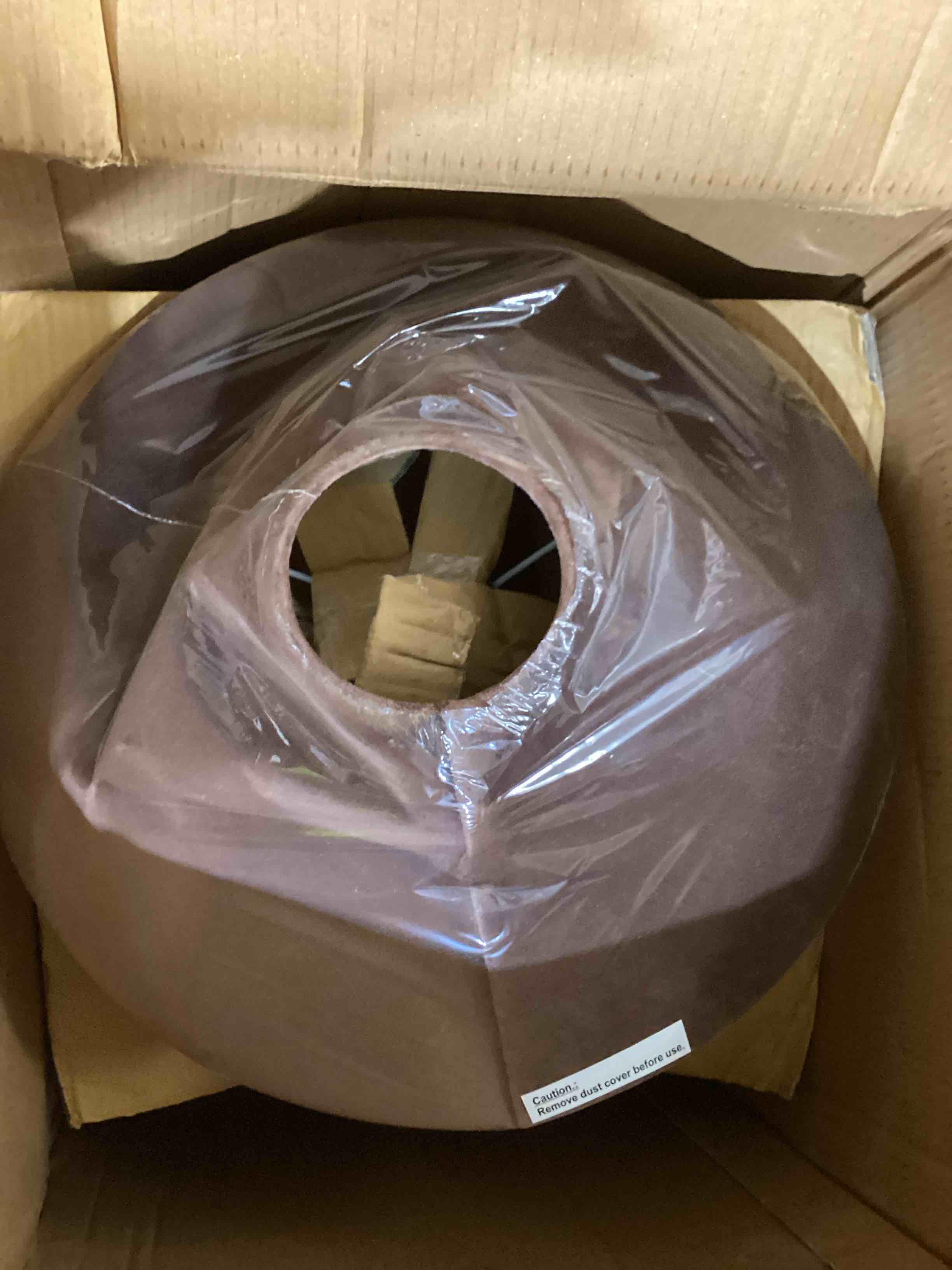 Condition photo showing Good Condition for table lamp in chocolate brown hips