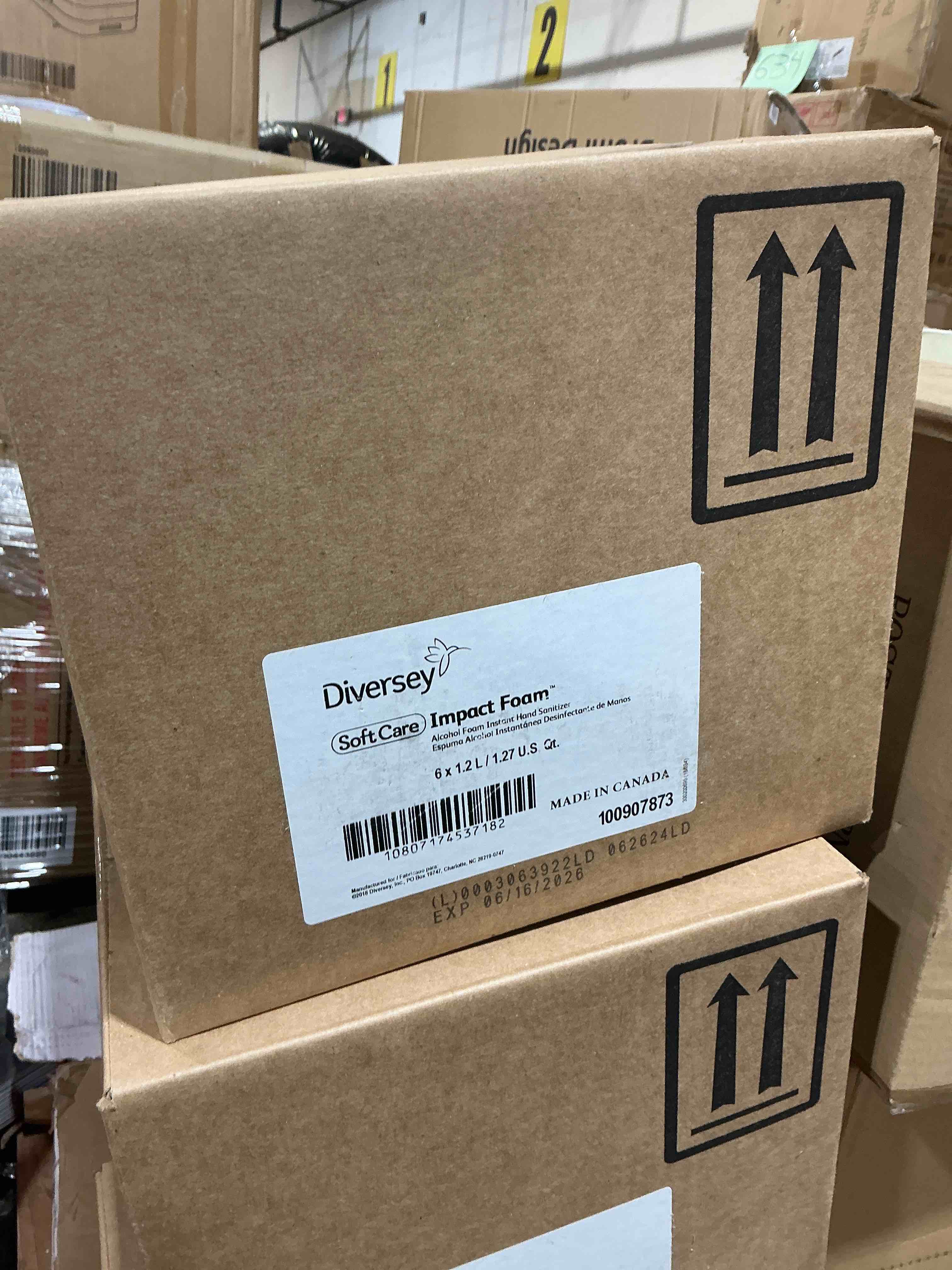 Condition photo showing New/Like New for diversey softcare foam sanitizer refill 1200 ml. 6/carton (100907873)