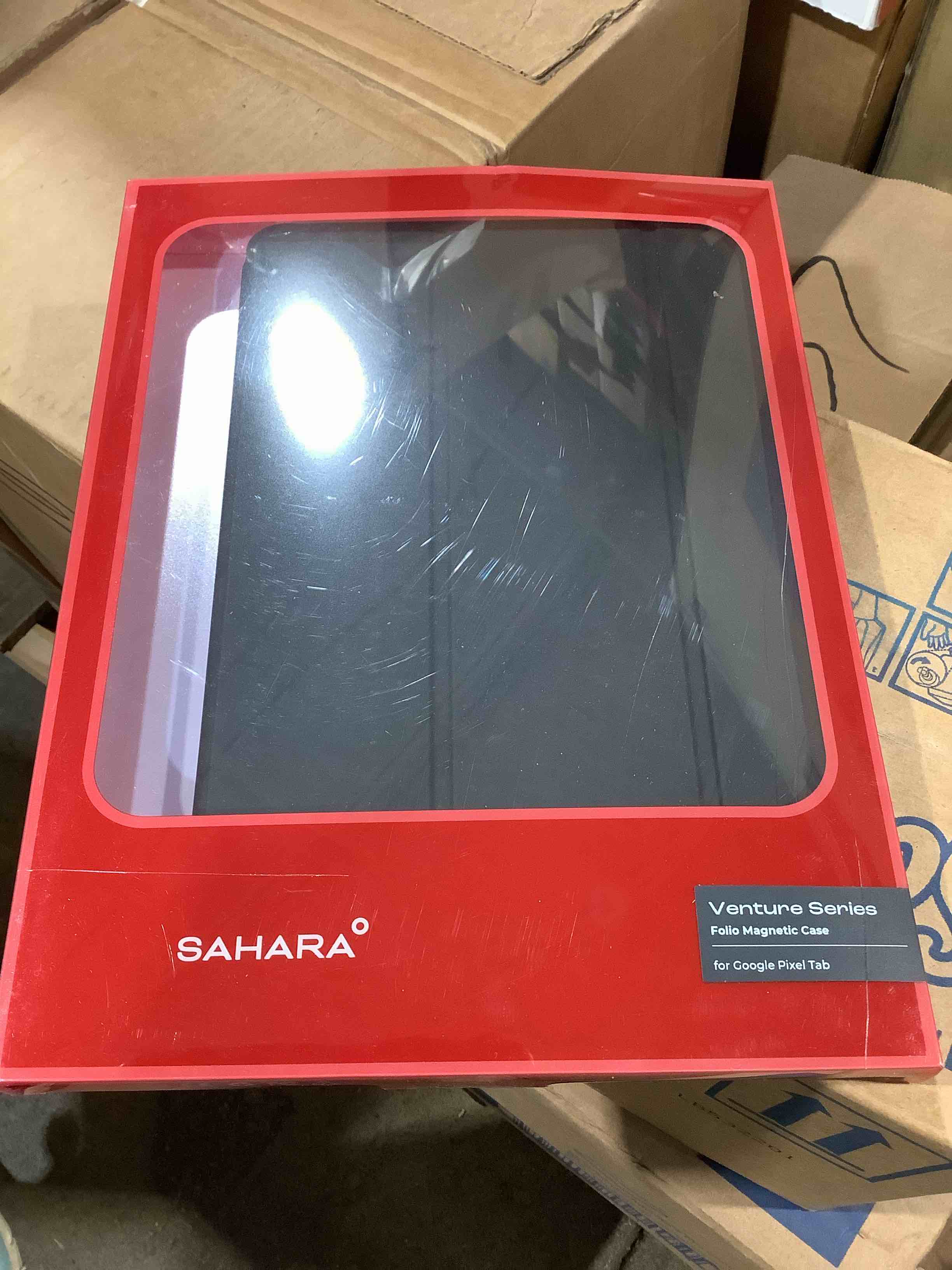 Condition photo showing Good Condition for saharacase - airshield tri-fold folio case for google pixel tablet - black