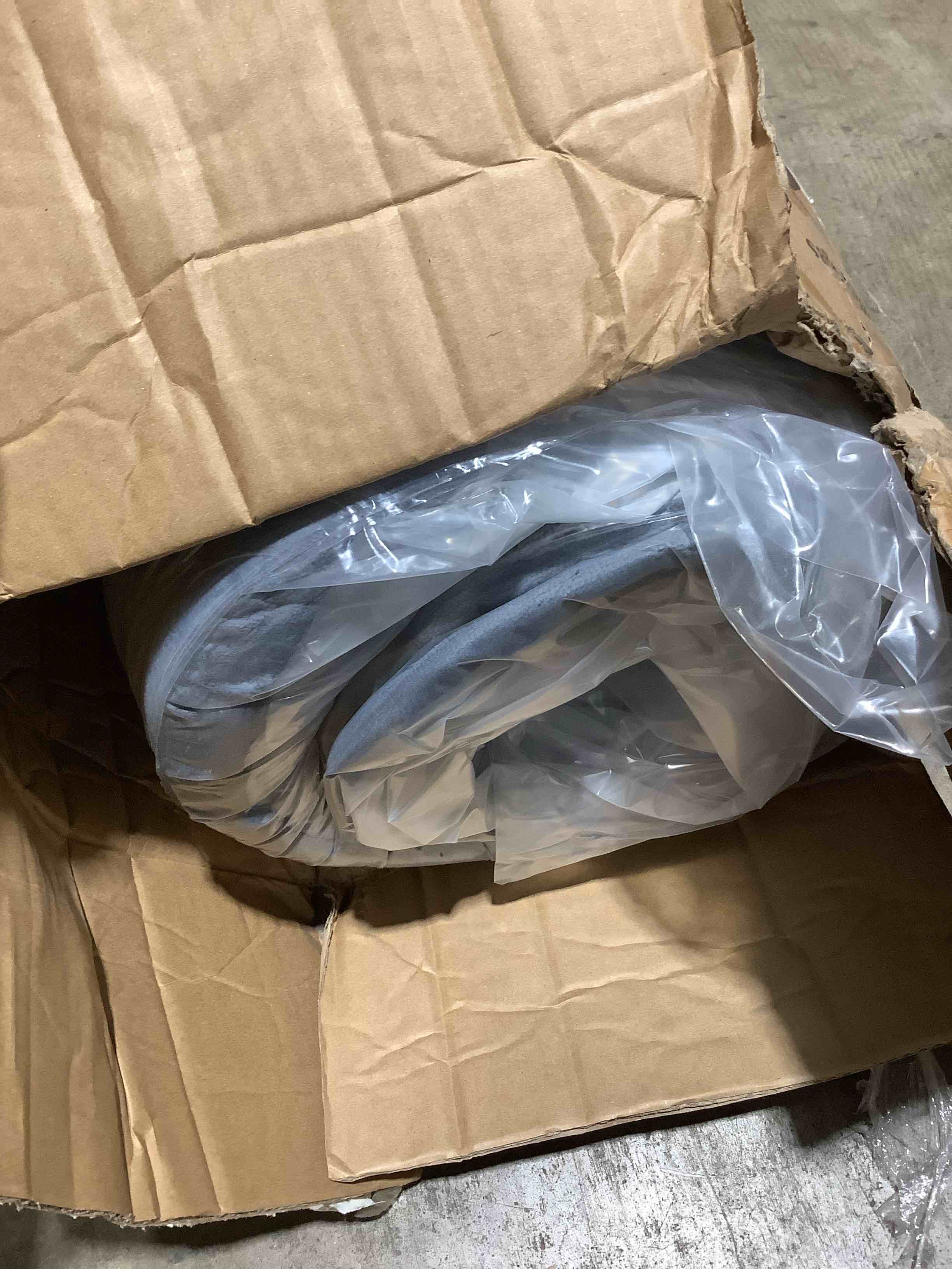 Condition photo showing Good Condition for boneless dark gray corner sofa with 2 seater zf2402-12