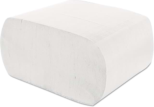 morcon 4545vn valay interfolded napkins, 1-ply, 6.5 in. x 8.25 in., white, 12 packs of 500 napkins, 6,000