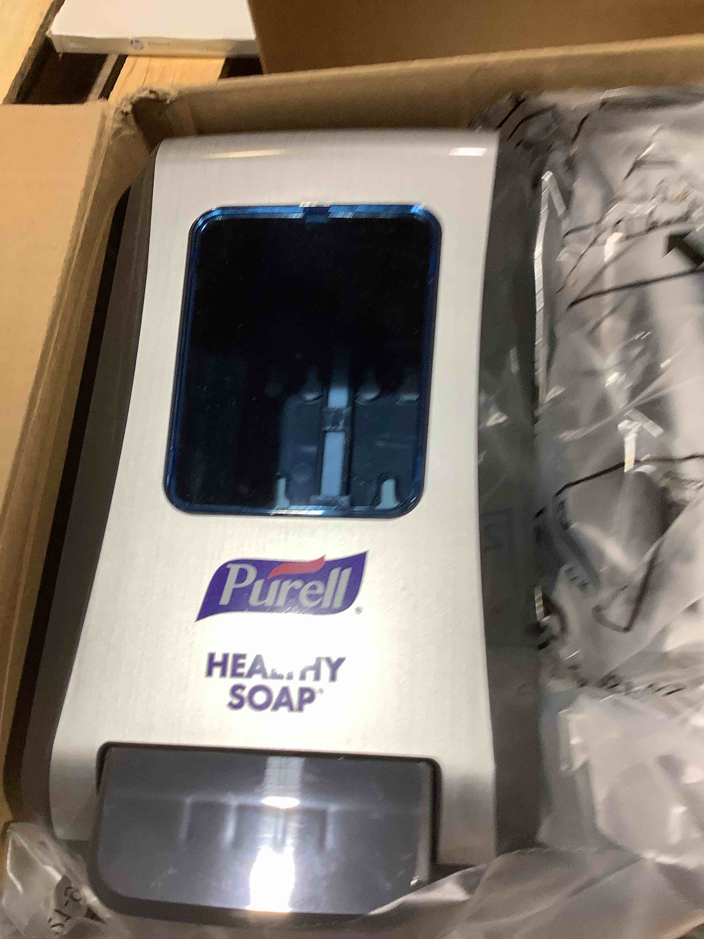 Condition photo showing New/Like New for purell® fmx-20™ wall-mount soap dispenser graphite, 2 count