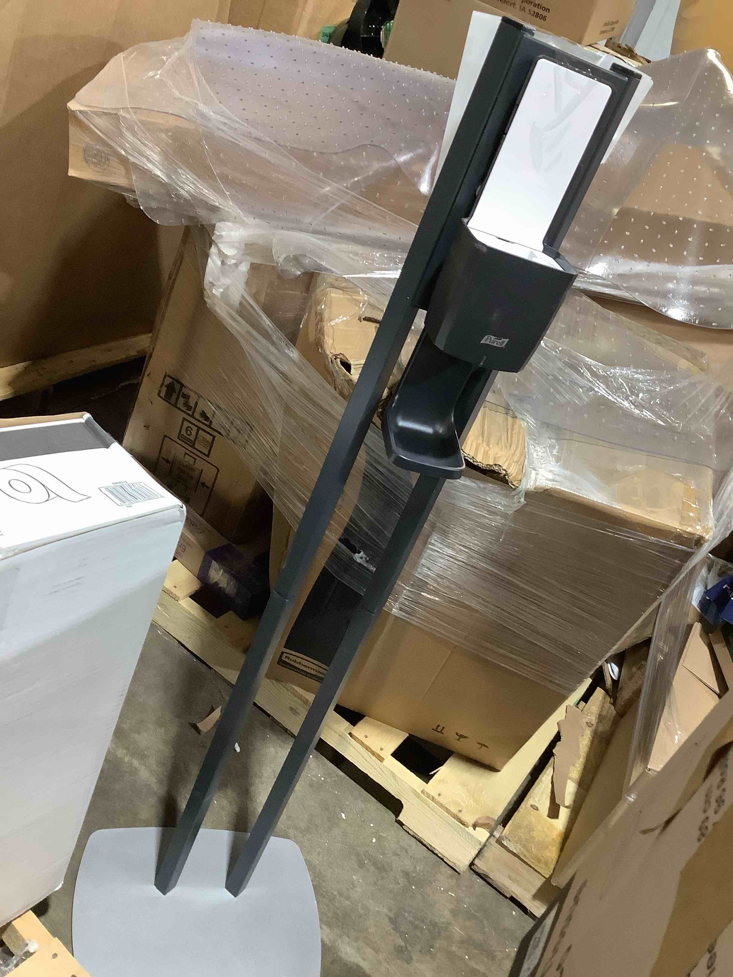 Condition photo showing Good Condition for purell floor stand dispenser