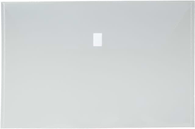 jam paper plastic envelopes 12 x 18 clear 12/pack button string booklet