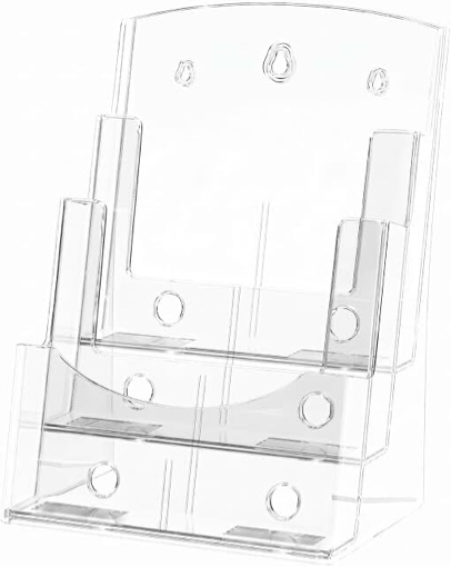 staples 3 tier literature holder 8.5" x 11"