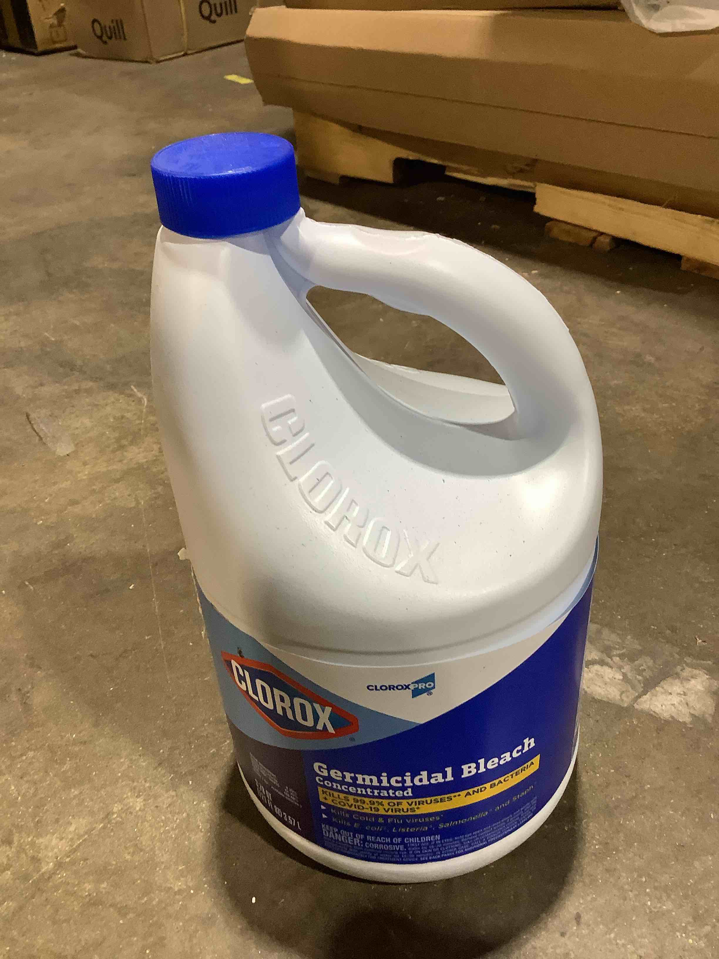 Condition photo showing New/Like New for clorox, clo30966ct, commercial solutions germicidal bleach, 1 gallon clear