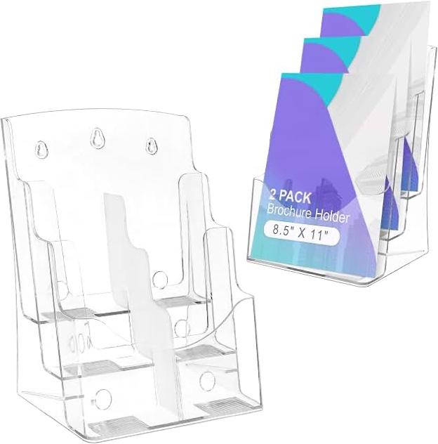 staples 3 tier literature holder