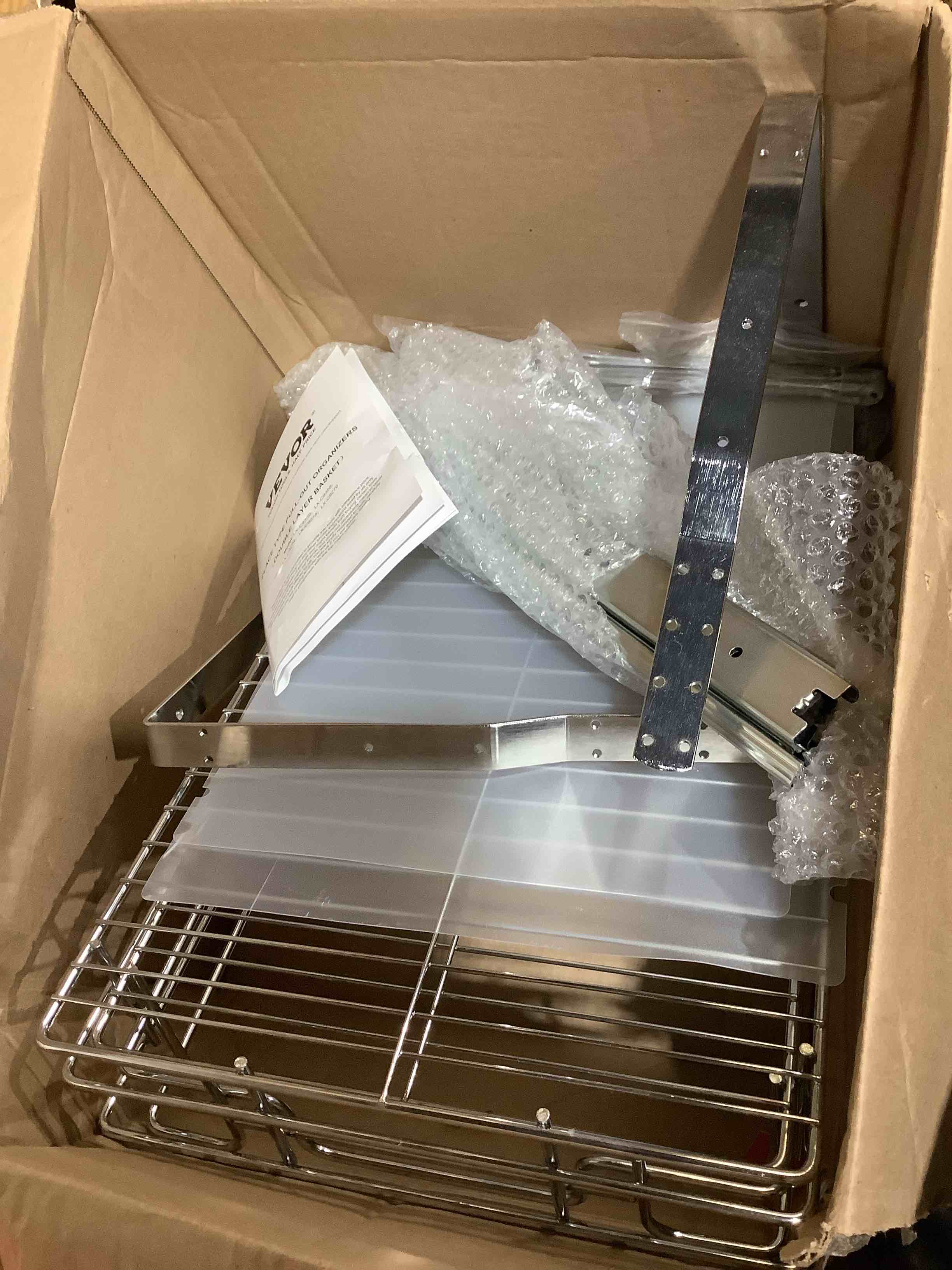 Condition photo showing Good Condition for vevor double layer pull out organizers