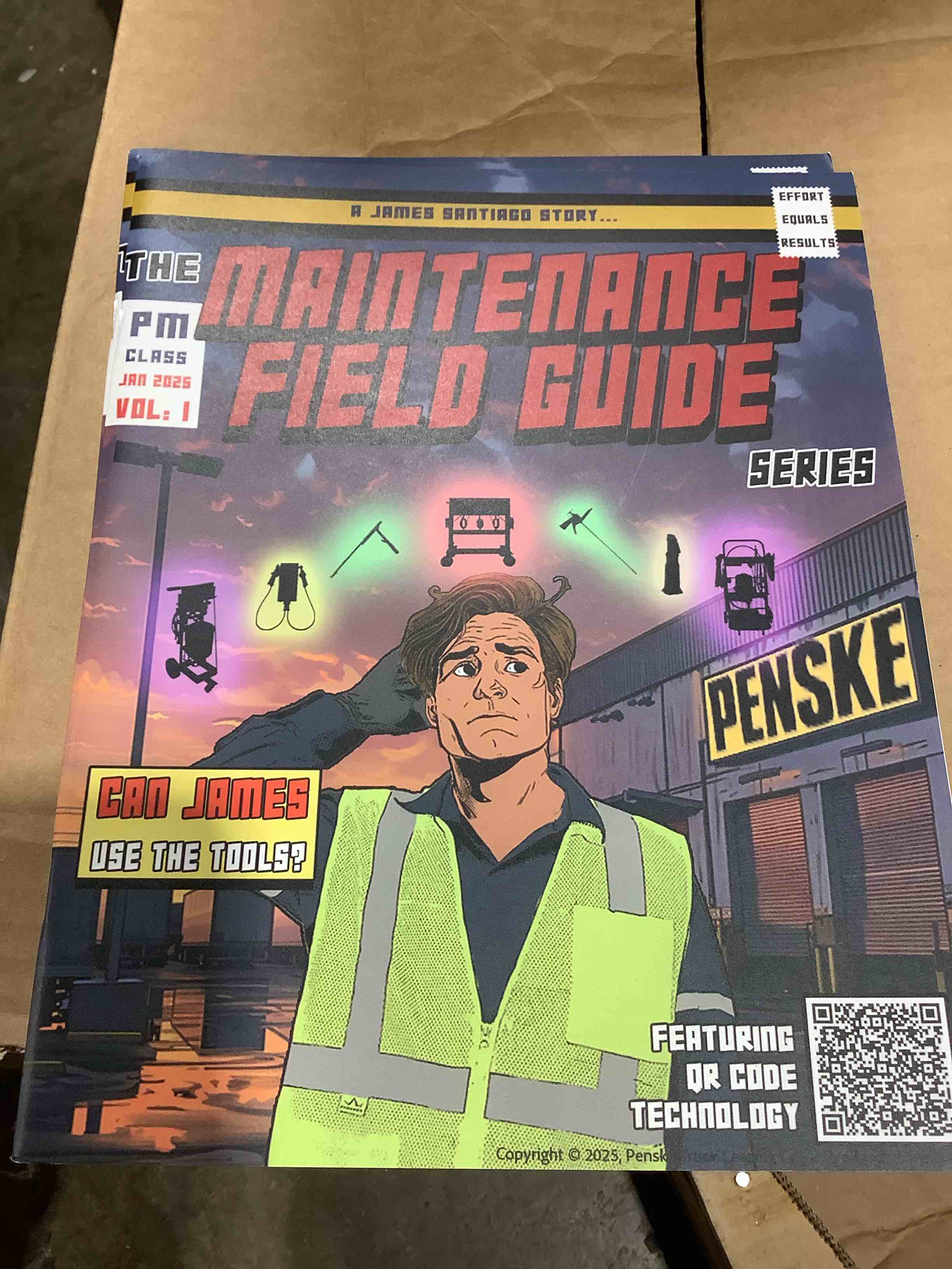 Condition photo showing New/Like New for the maintenance field guide series pm class jan. 2025 vol. 1