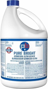Pure Bright Liquid Bleach  1 Gallon Bottle
