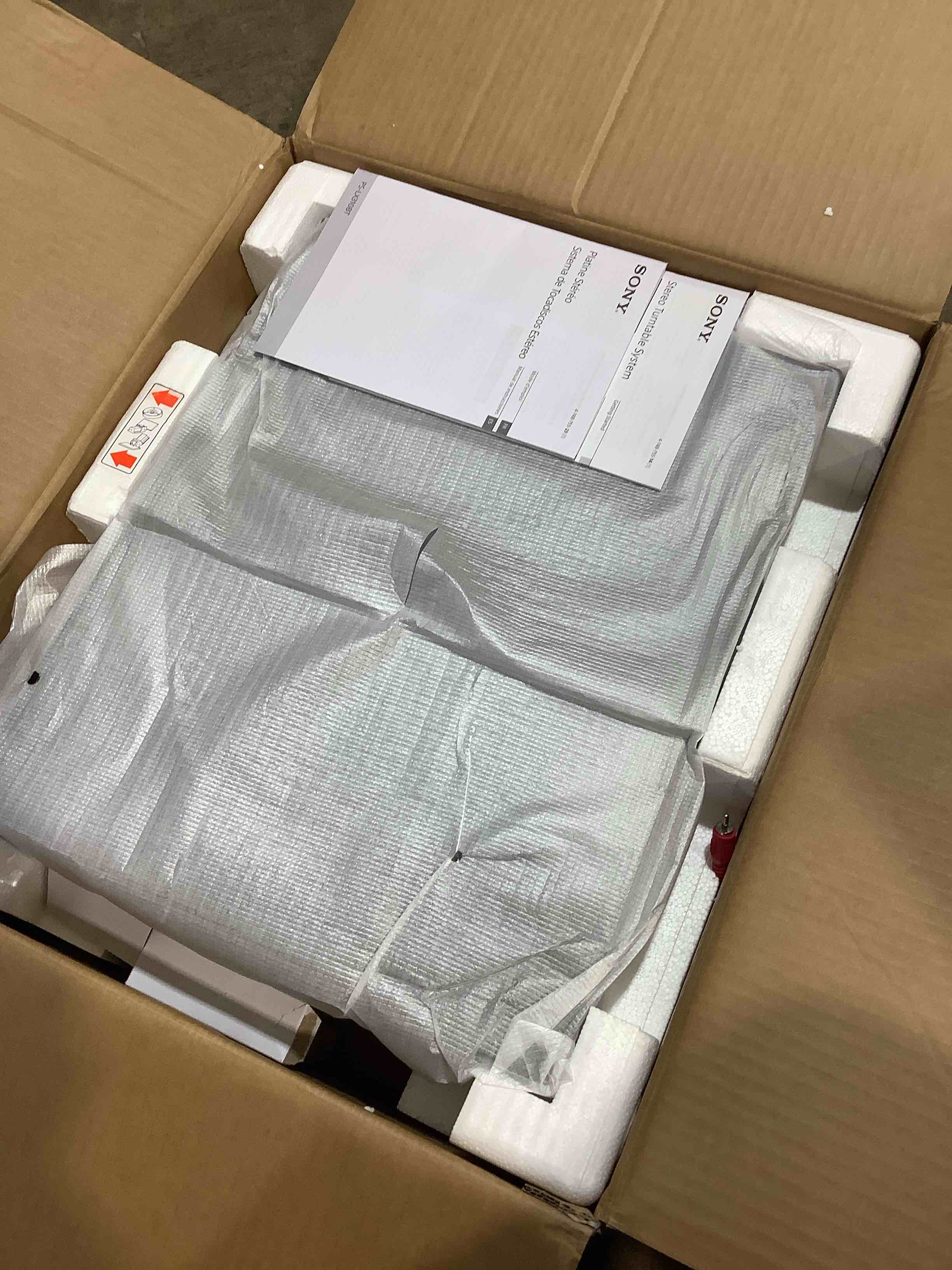Condition photo showing New/Like New for sony ps-lx31br wireless turntable