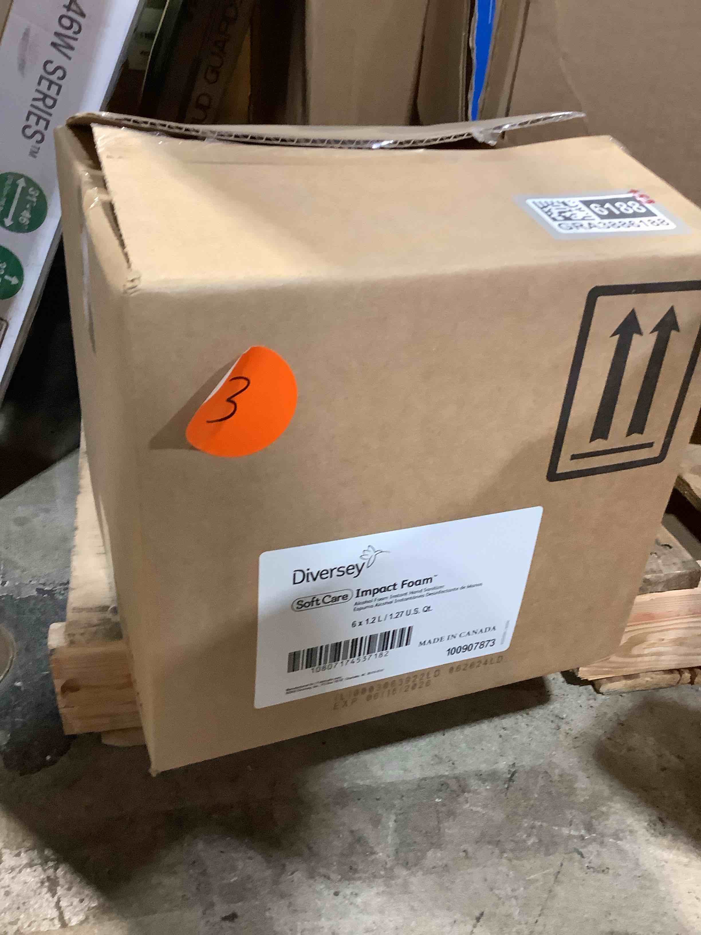 Condition photo showing New/Like New for diversity soft care impact foam, 6 count