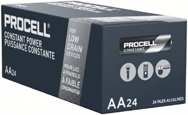 Duracell Procell AA 24 Pack, in office