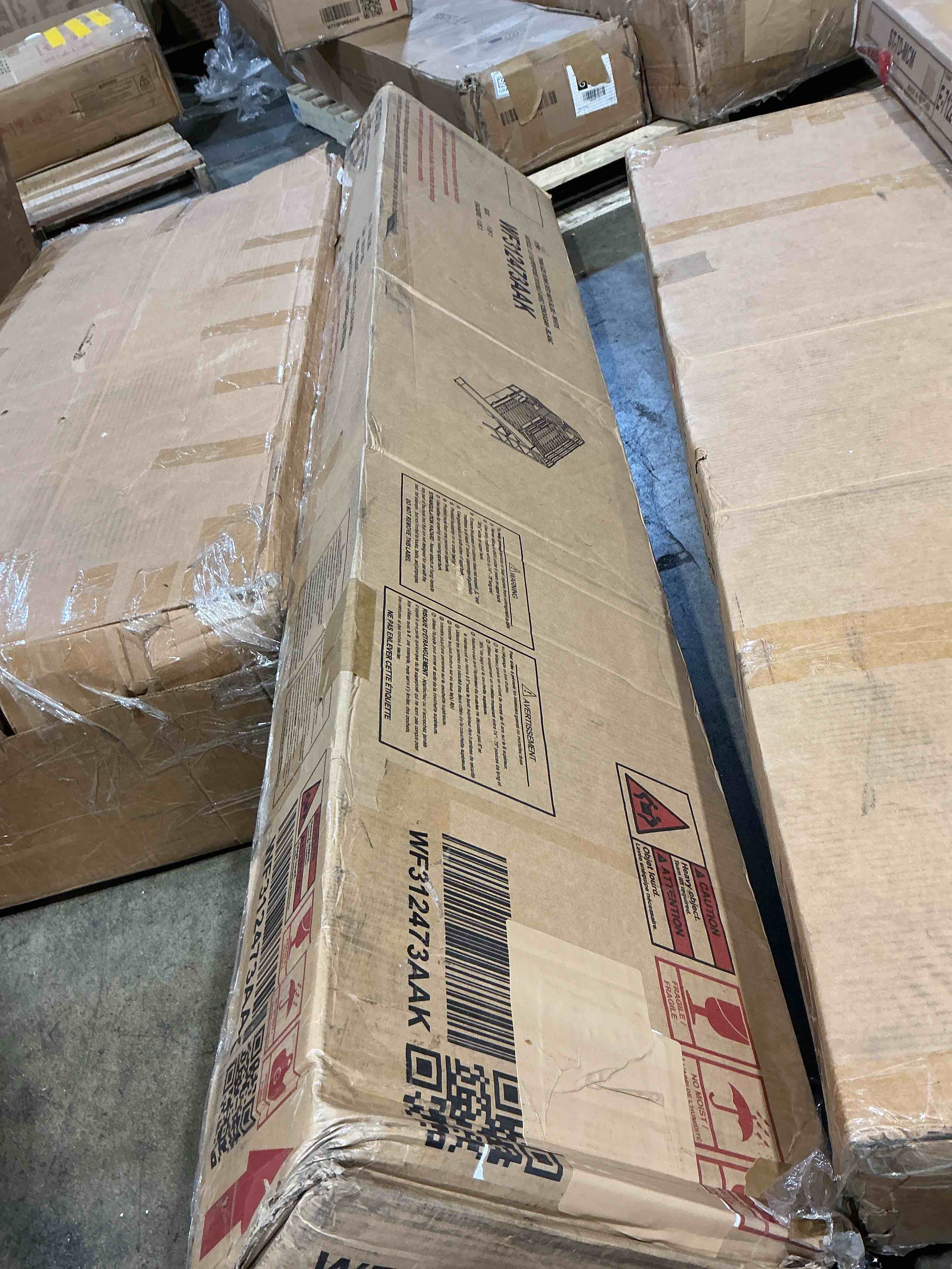 Condition photo showing Good Condition for bellemave twin over twin kids bunk bed with slide one box only (box 1 of 3 only )