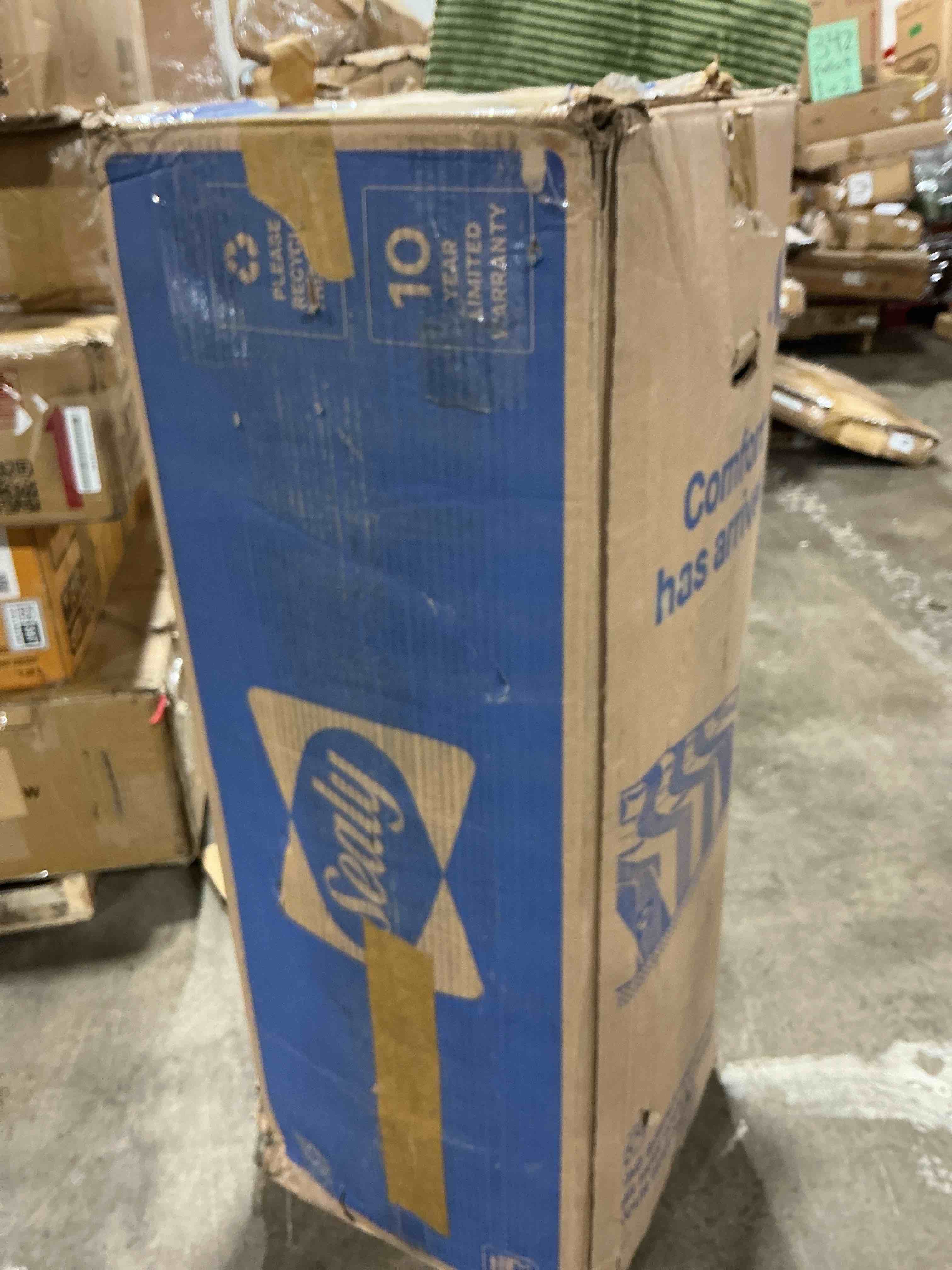 Condition photo showing New/Like New for sealy dreamlife 10” foam mattress-in-a-box, full, sealycomfort gel memory foam, surface-guard technology, 10 year limited warranty, made in the usa